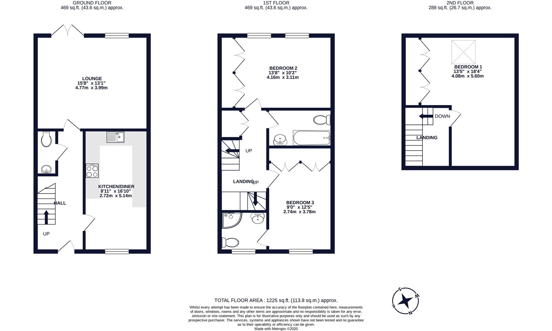 4, Rosedene Mews, Uxbridge floorplan