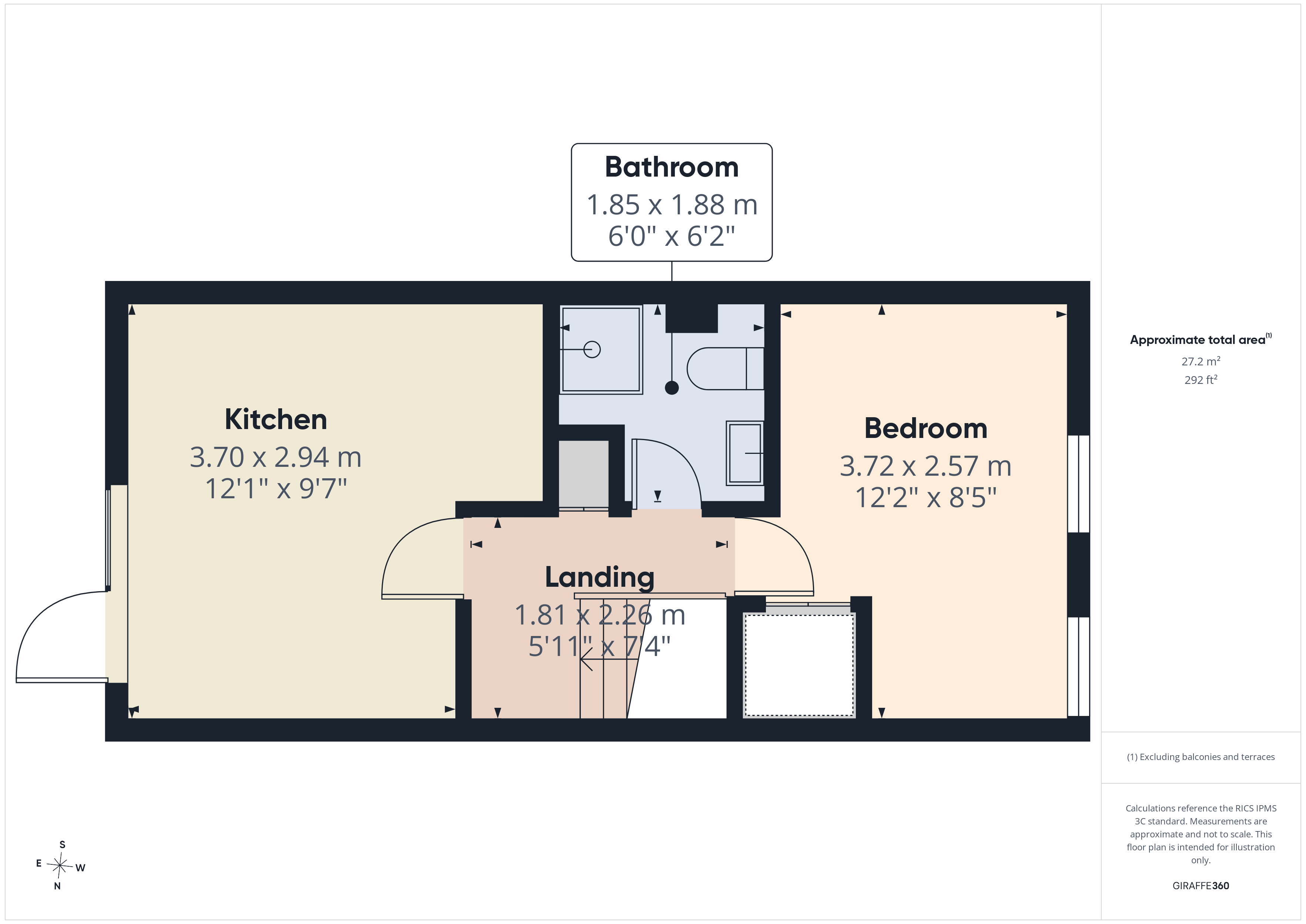 Whiteadder Way, Canary Wharf floorplan