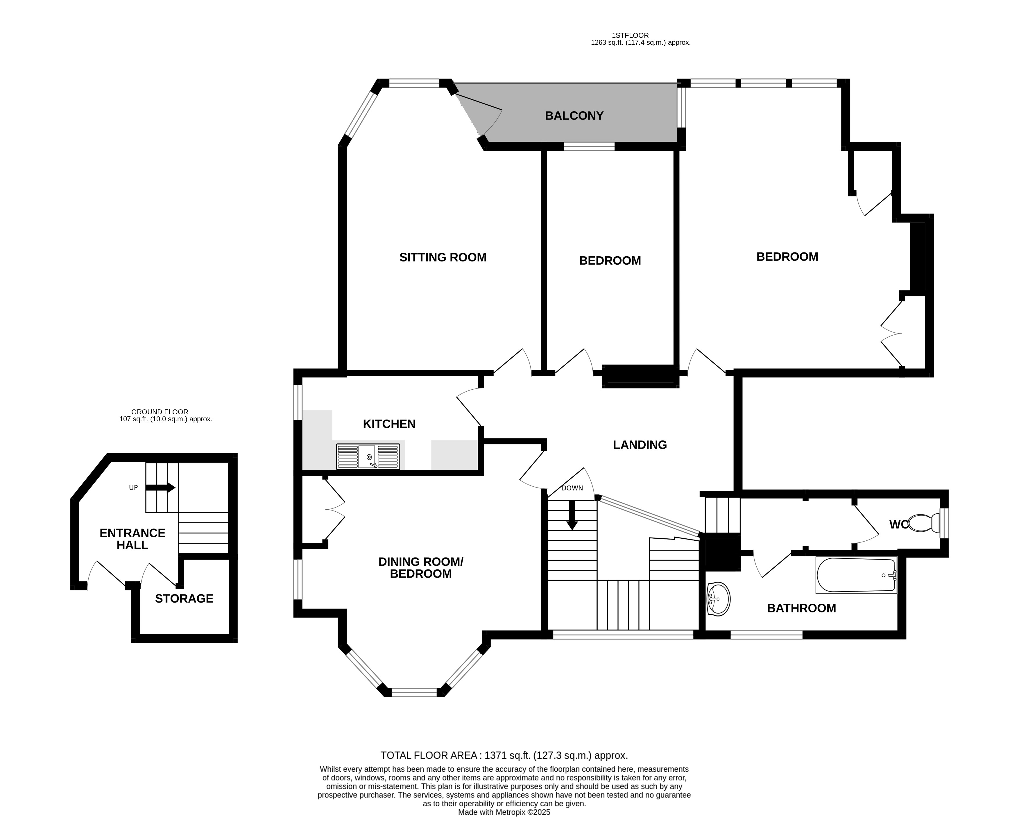 3 Southover, Staveley Road, Eastbourne floorplan