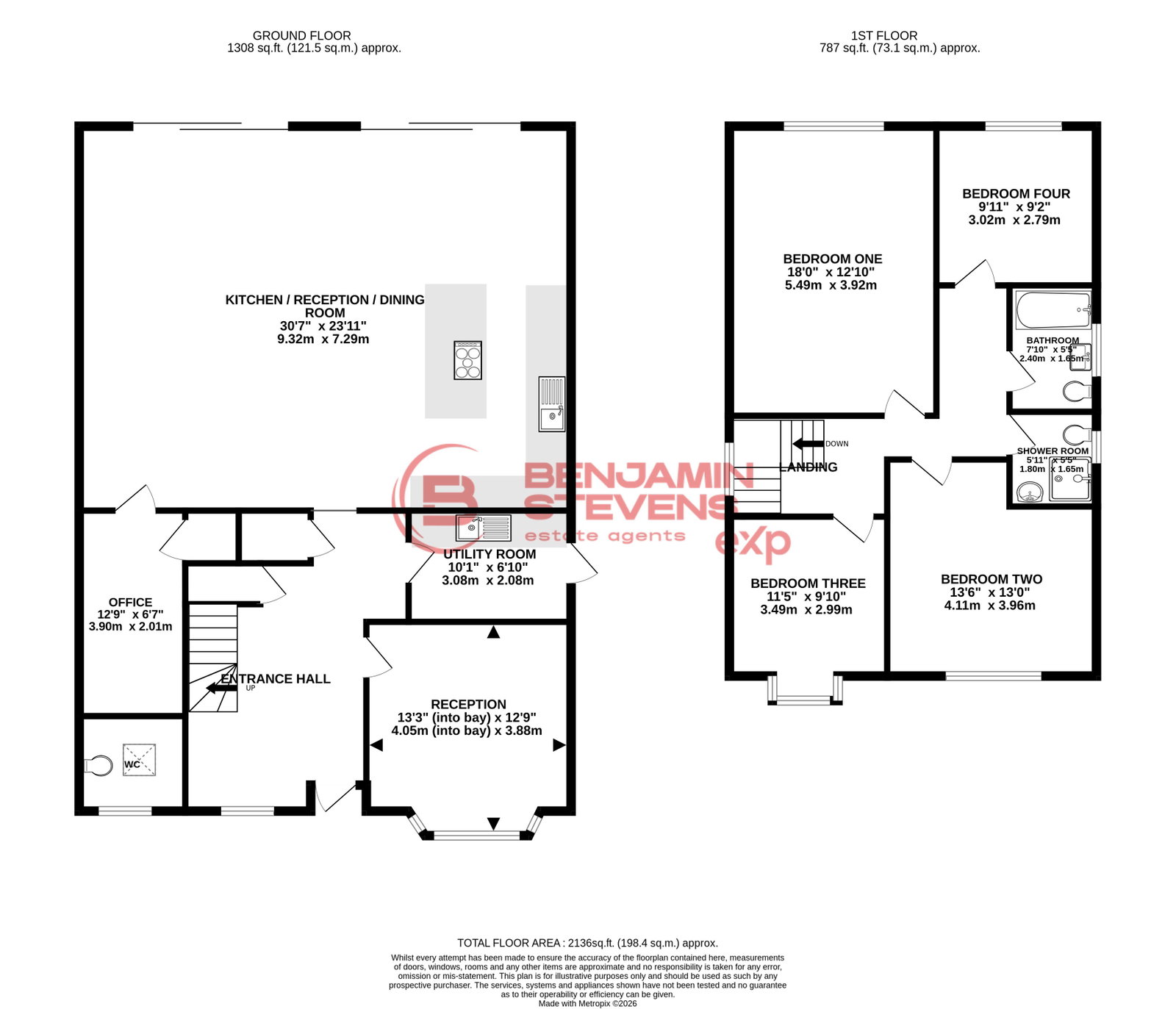 21, Chestnut Avenue, Edgware floorplan
