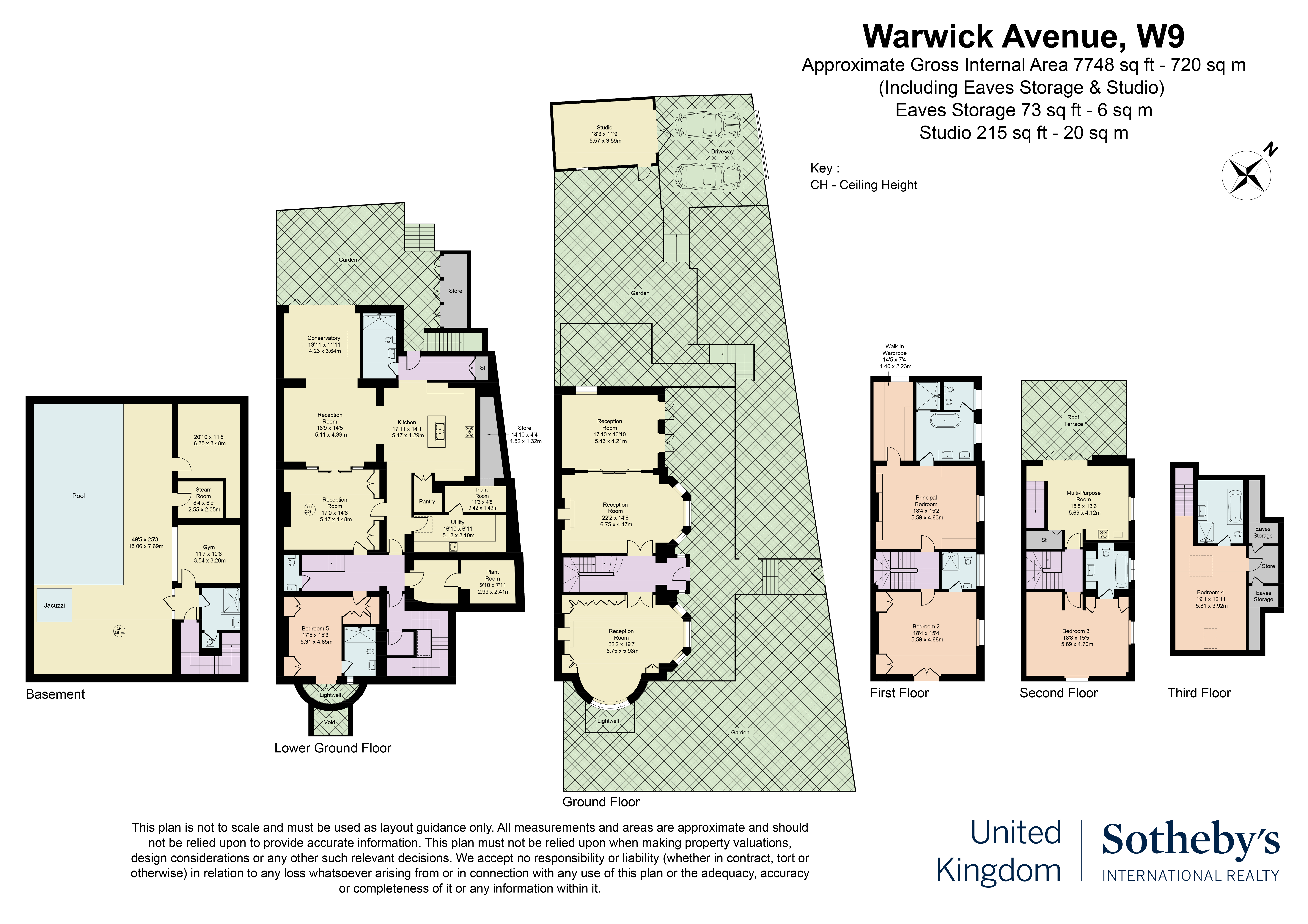 7, 7 Warwick Avenue, London floorplan