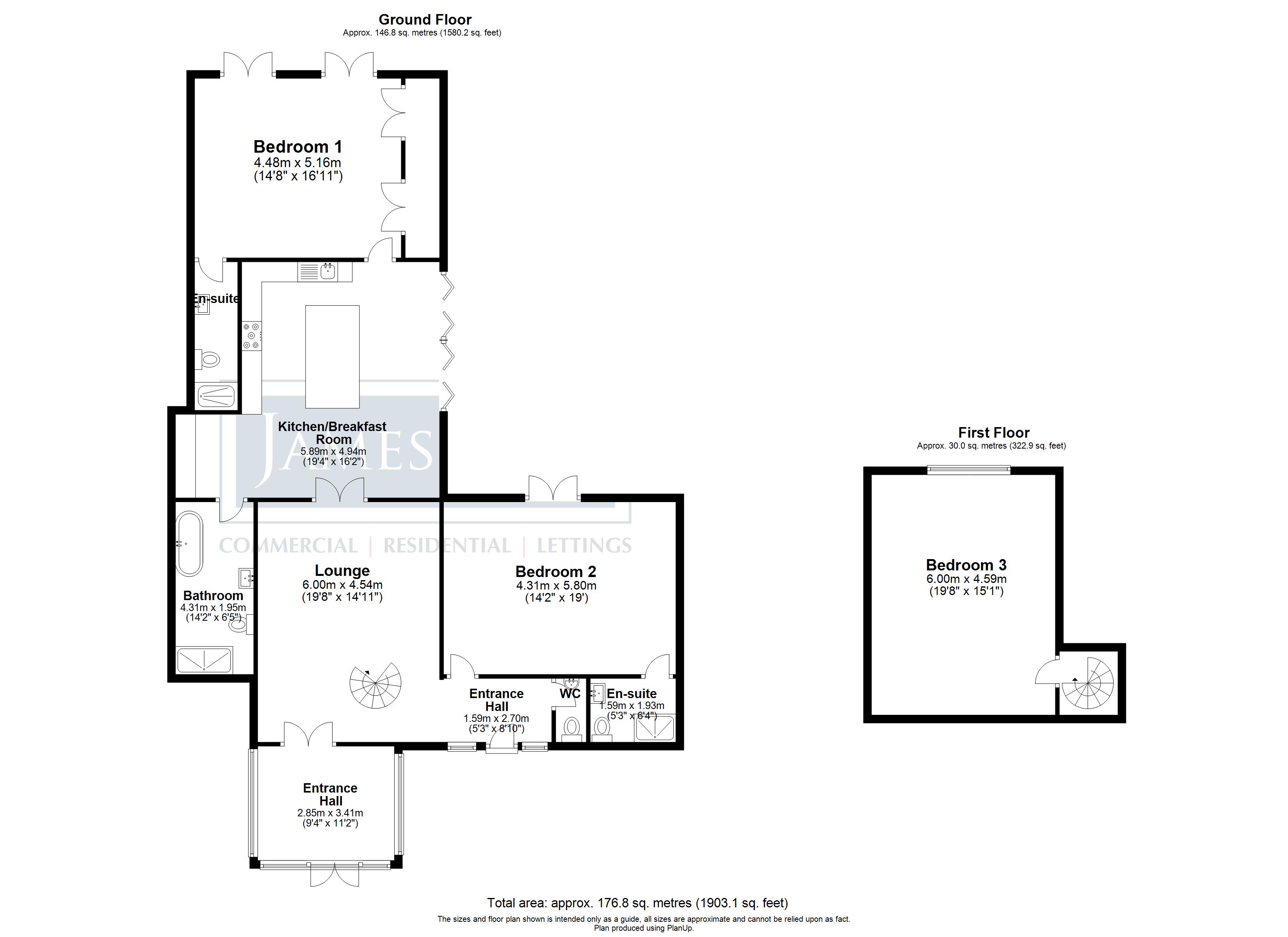 Broxted Road, Great Easton, Dunmow CM6, 3 bedroom detached house for