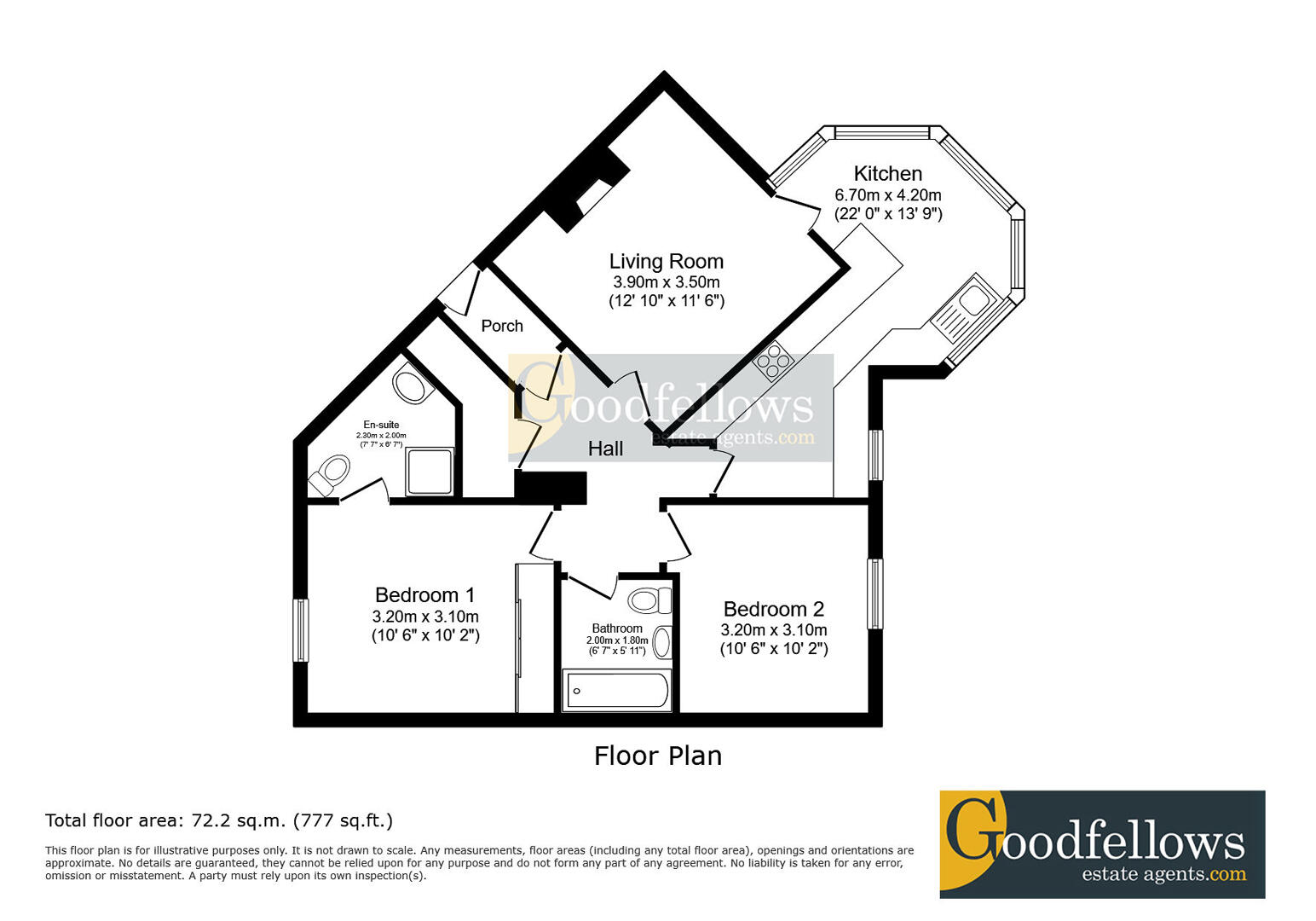 23, Princess Mary Court, Newcastle Upon Tyne floorplan