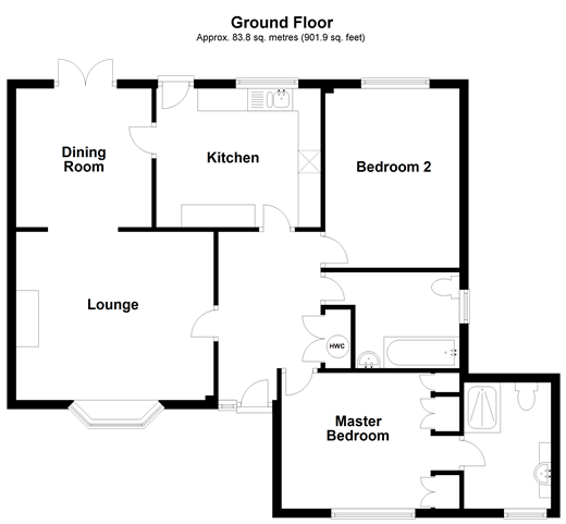 2 Bedrooms Bungalow for sale in Plumtree Gardens, Woodchurch, Ashford, Kent TN26