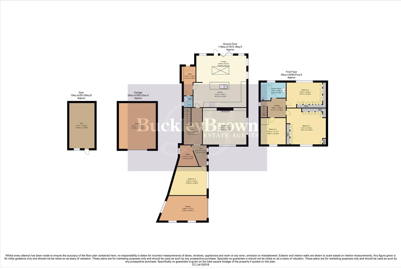 9, Larch Avenue, Mansfield floorplan