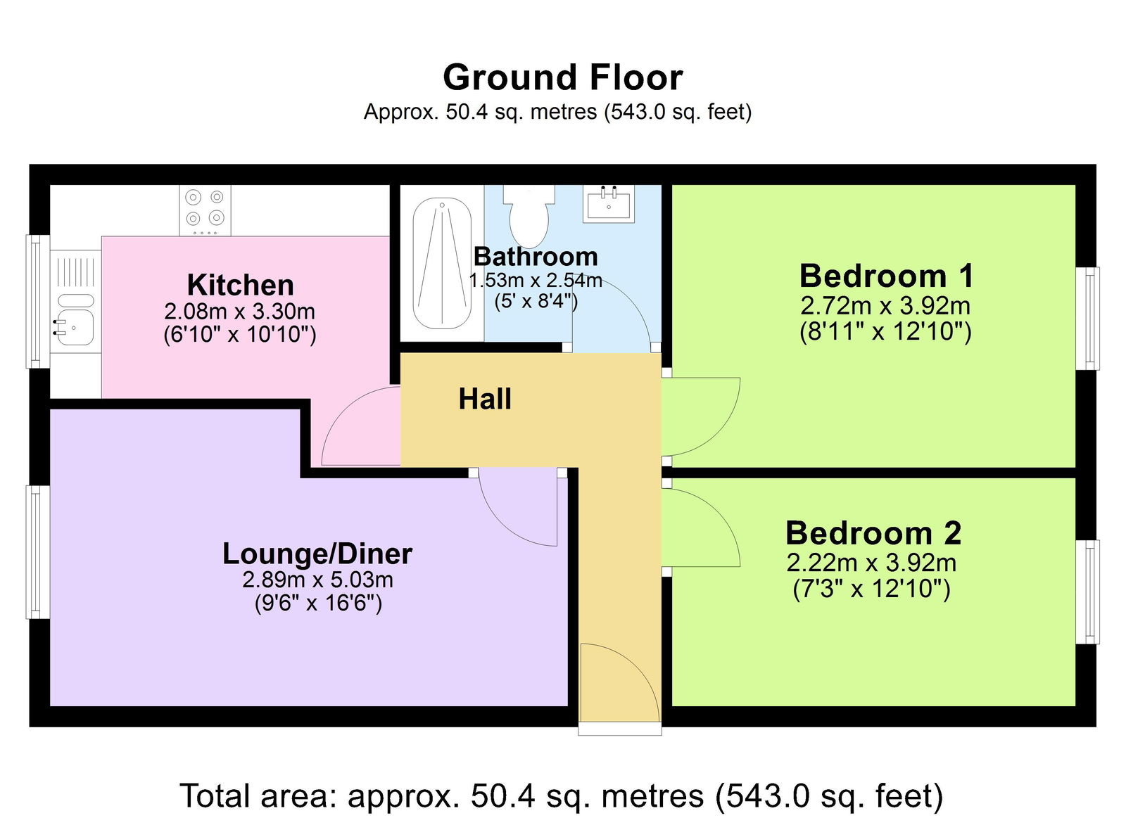 Alexandra Court 139-141,Flat 5, Alexandra Road, Plymouth floorplan
