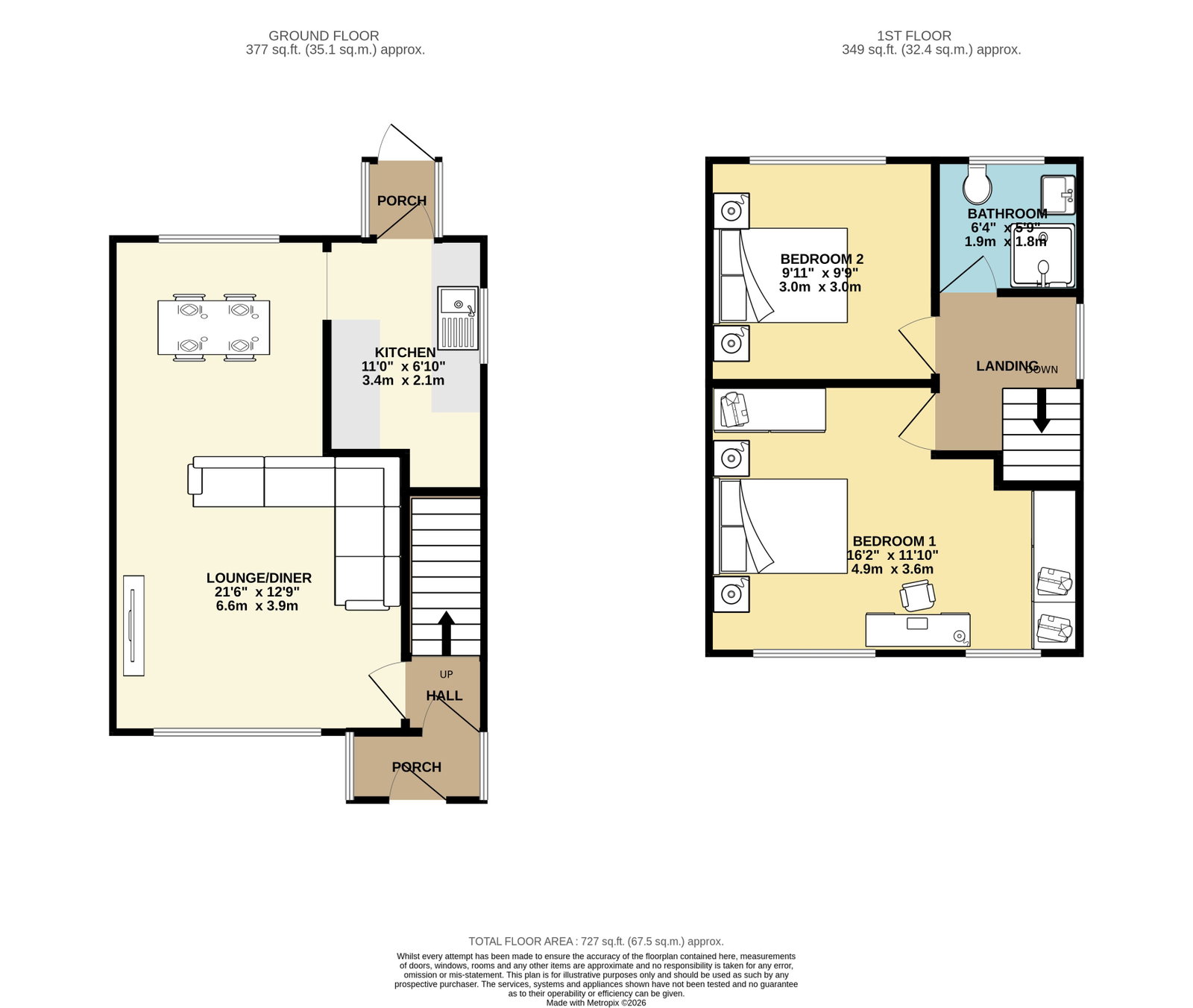 79, Priory Lane, Stockport floorplan
