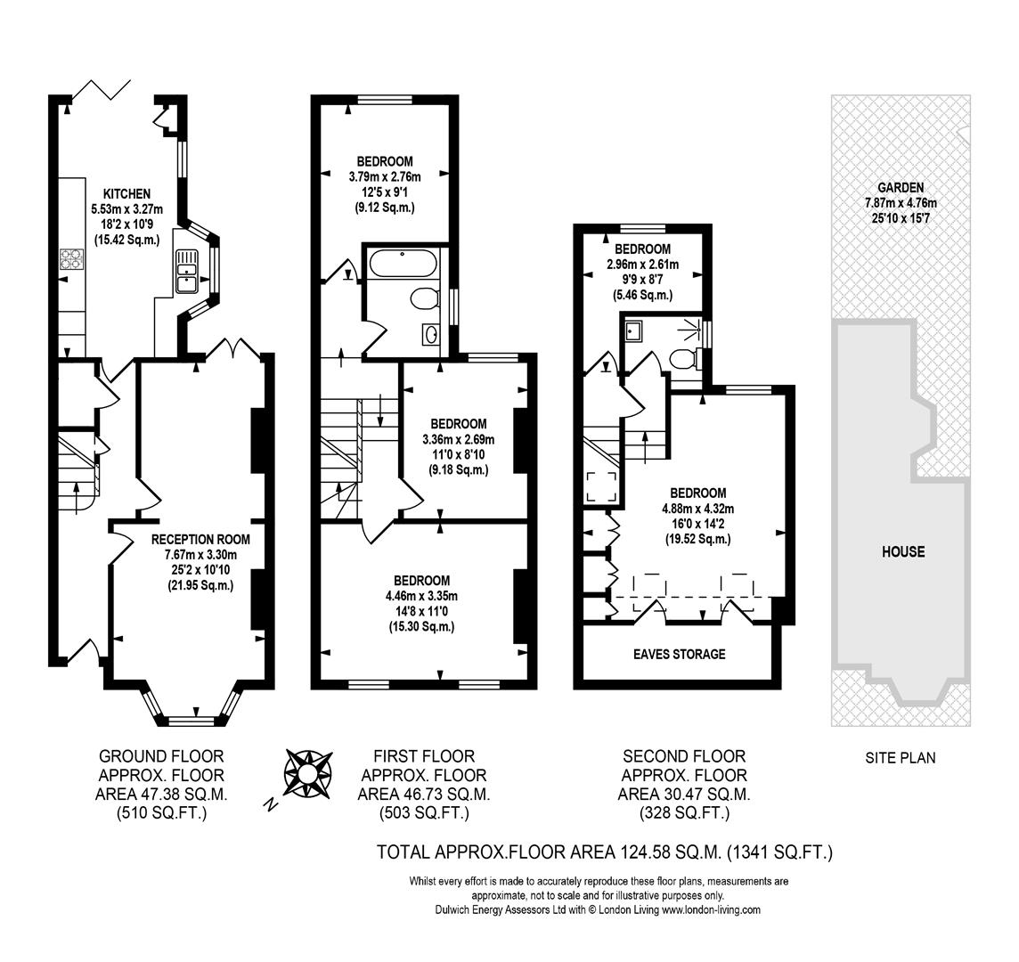 22, Wingfield Street, London floorplan