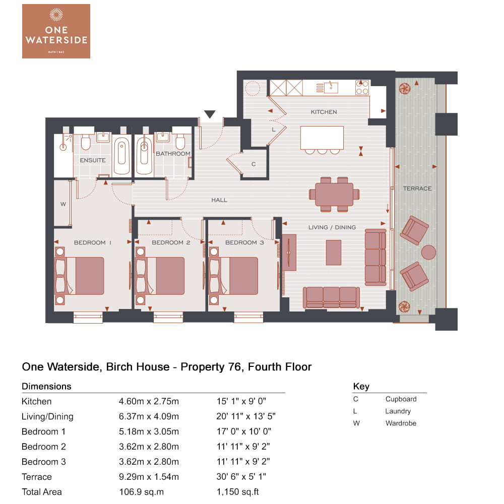 76, Bath, ba2 3ft, Bath floorplan