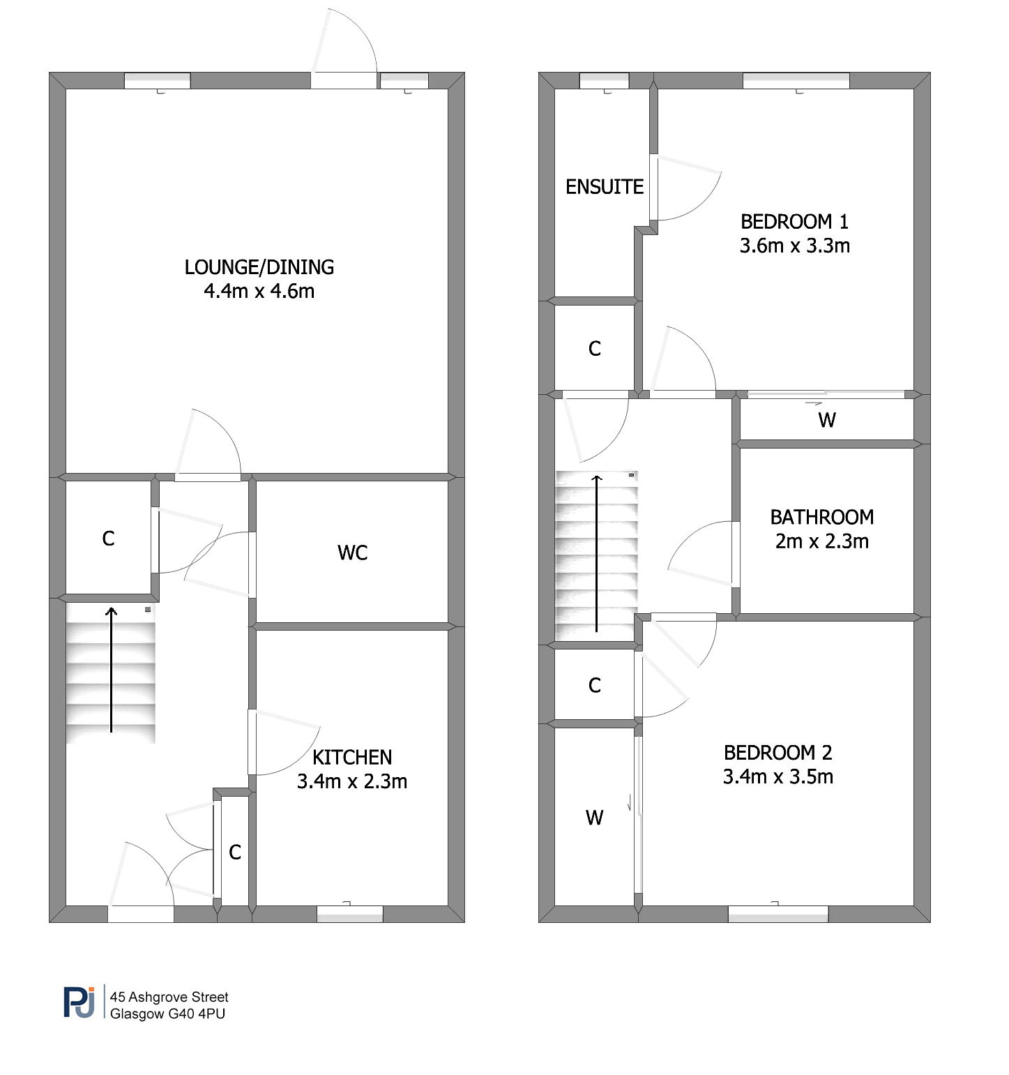45 Ashgrove Street, Dalmarnock, Glasgow floorplan