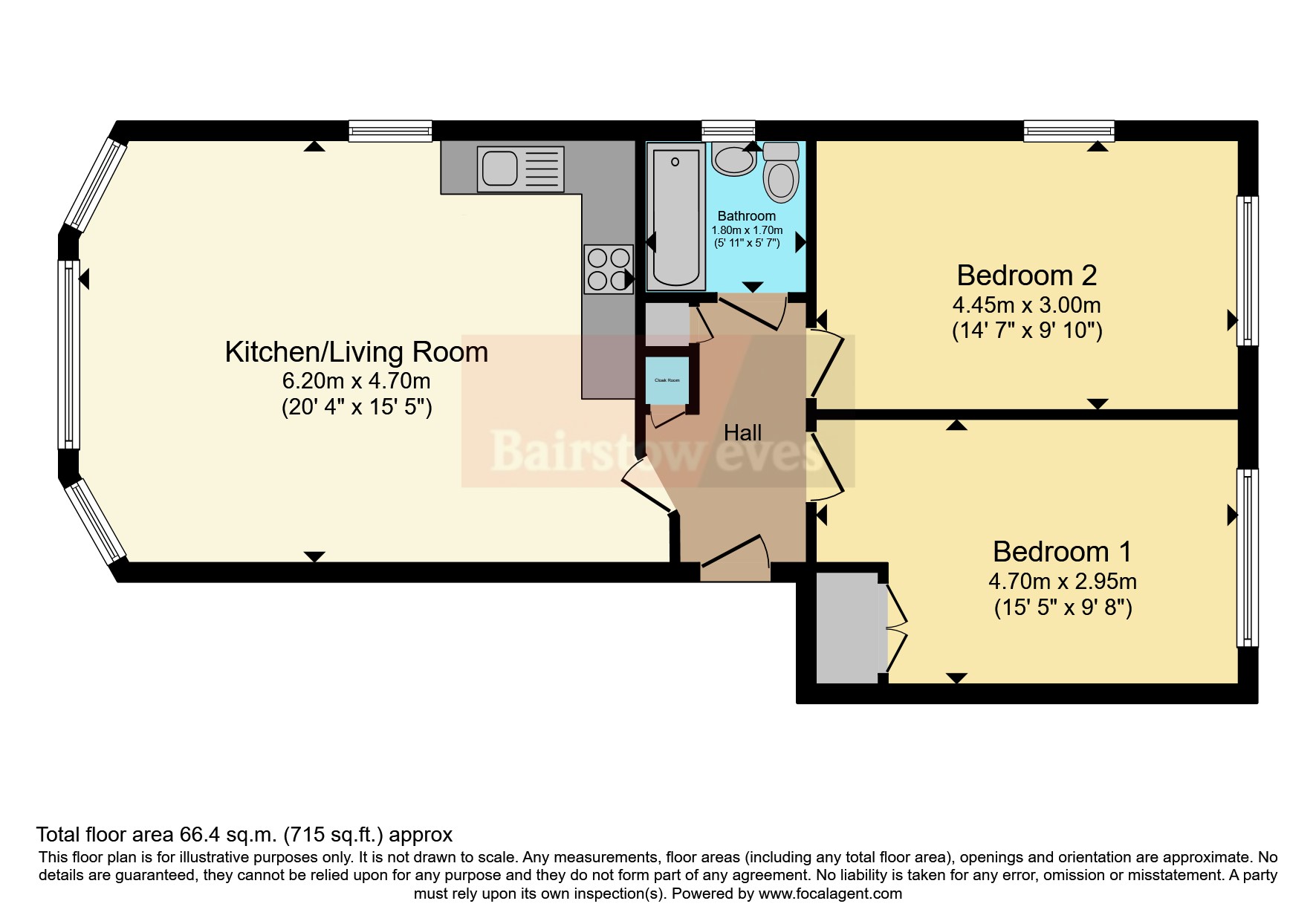 41, Halton Road, Surrey floorplan