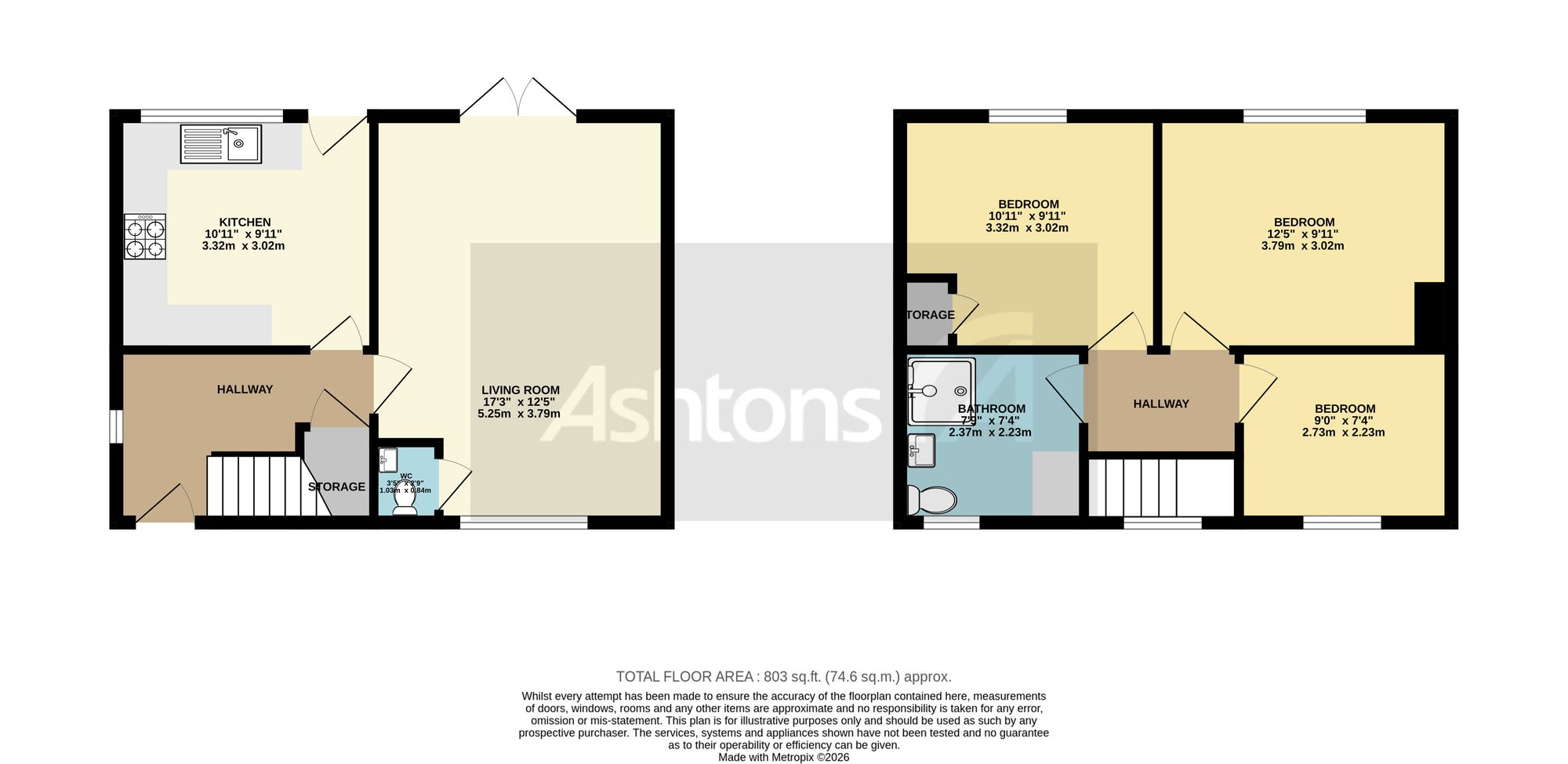 19 Hazel Avenue, Wigan floorplan