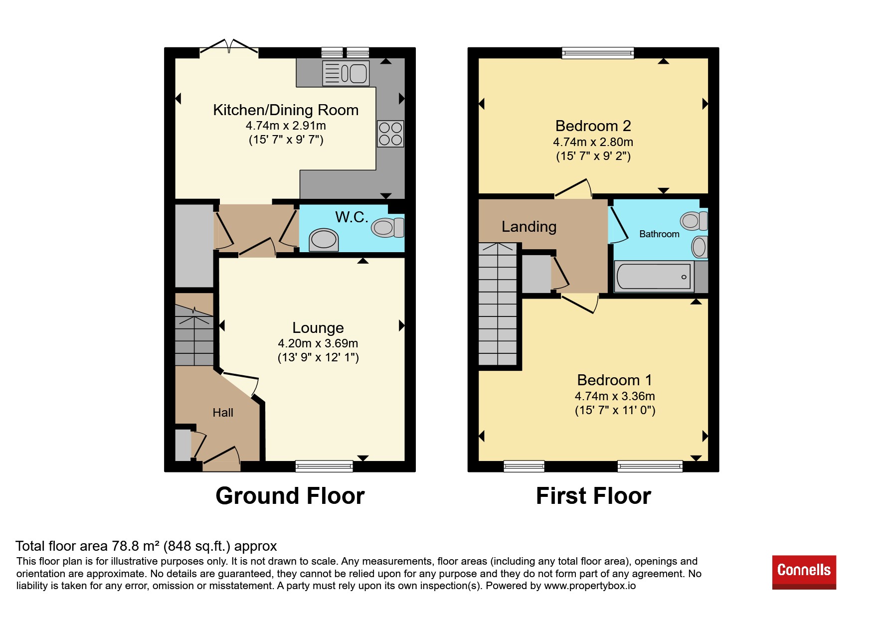 17, Stephens Place, Leamington Spa floorplan