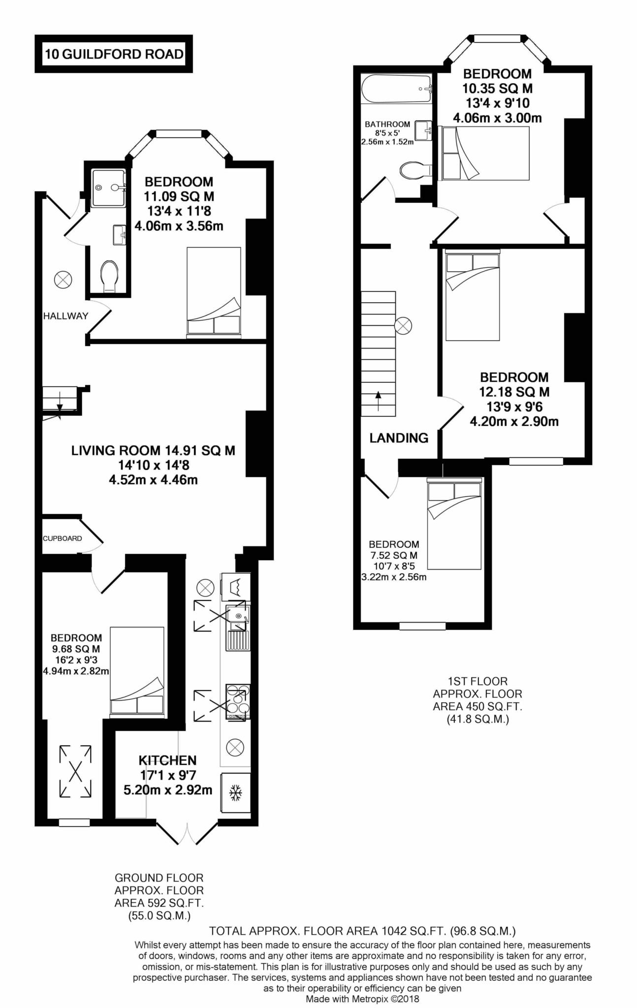 10, Guildford Road, Canterbury floorplan