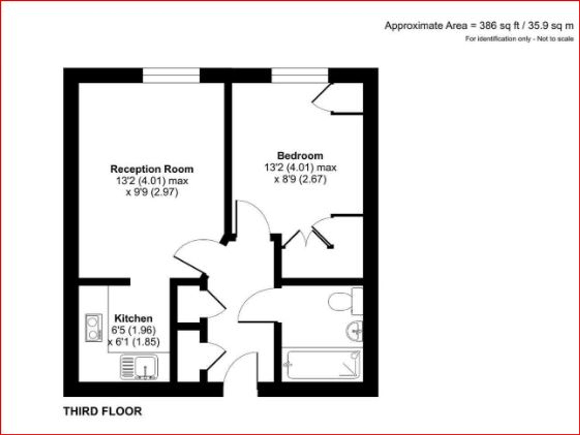 Flat 36, Pegasus Court, Bournemouth floorplan