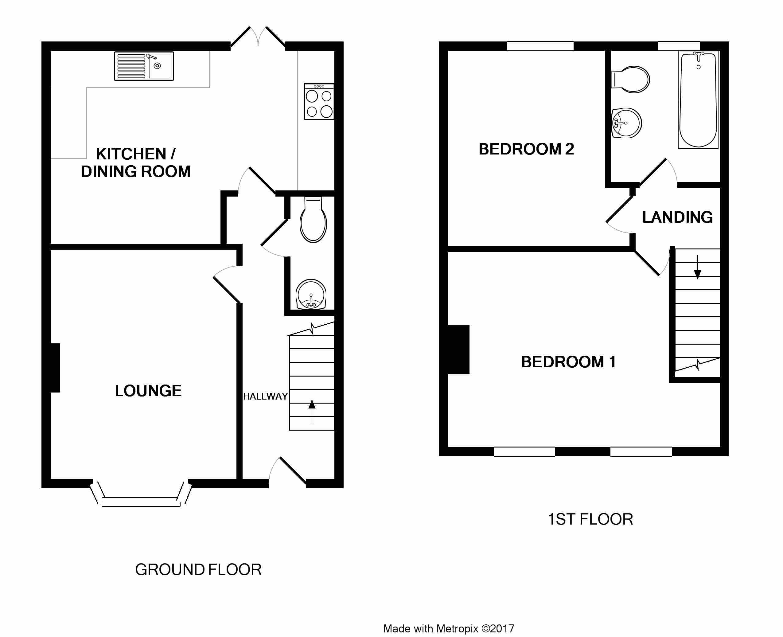 2 Bedrooms  to rent in Edward Street, Eastville, Bristol BS5