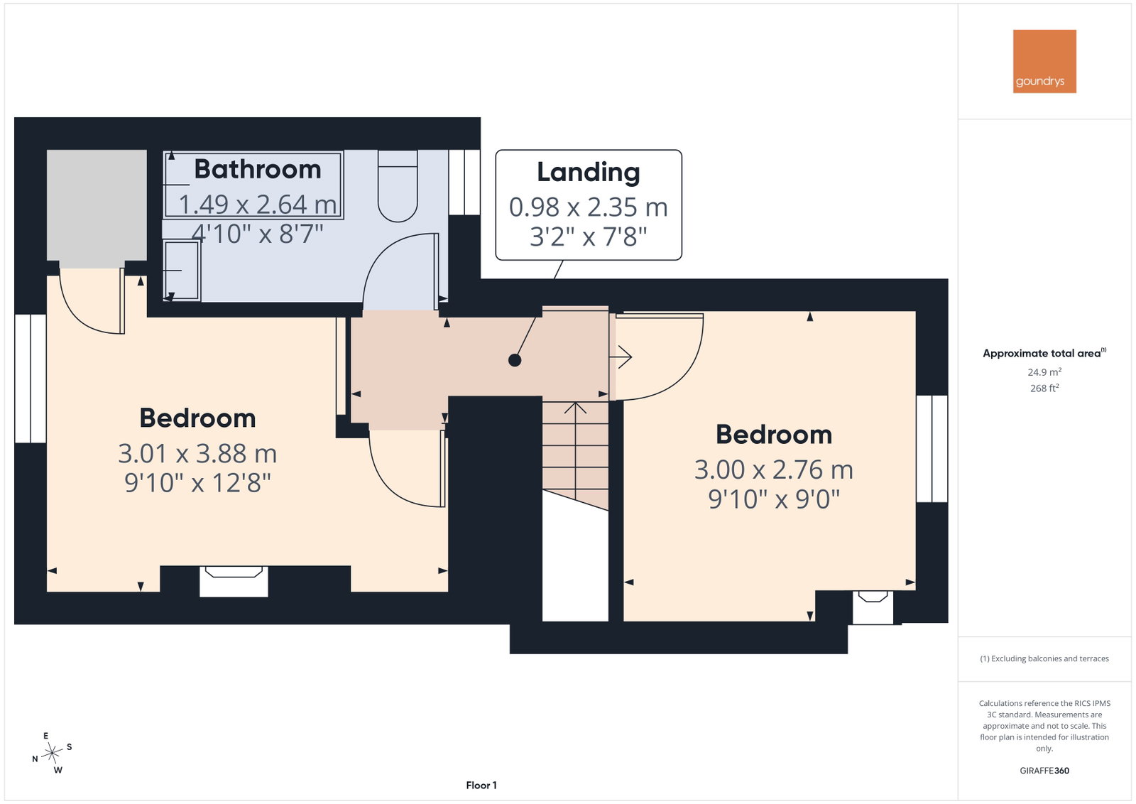 Fairmantle Street, Truro floorplan