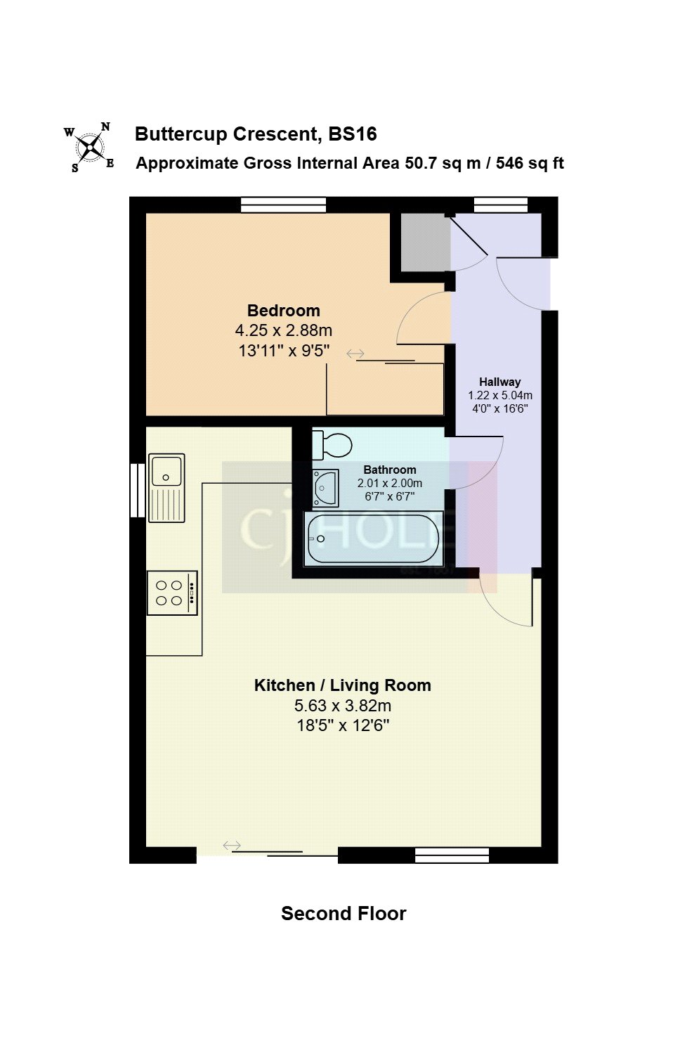 30, Buttercup Crescent, Bristol floorplan