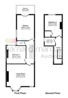 2 Bedrooms Maisonette for sale in Devereux Road, London SW11