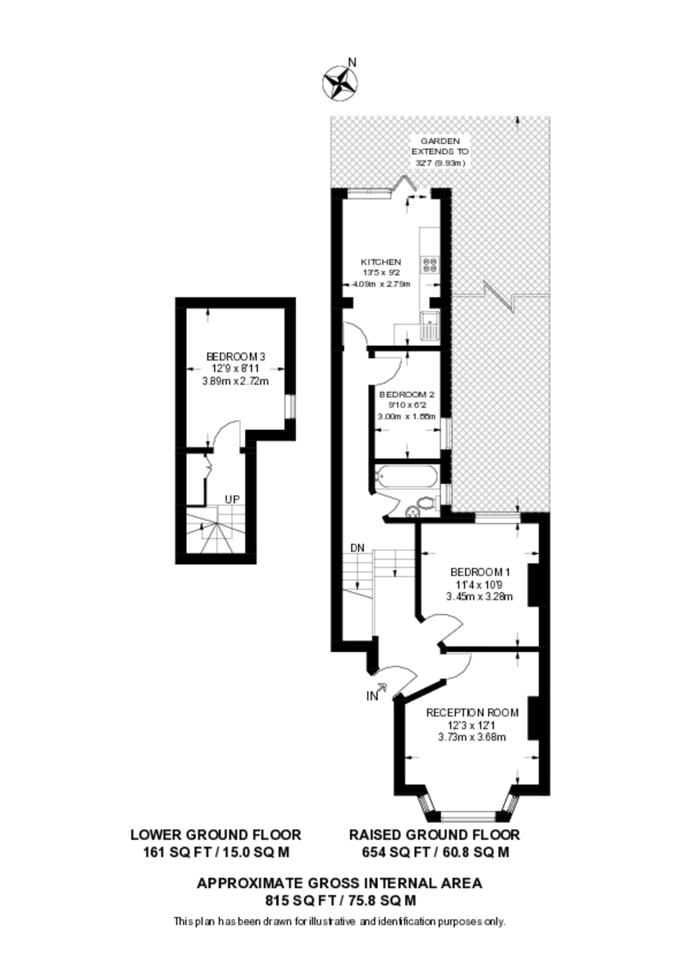 Evering Road, N16, Stoke Newington floorplan