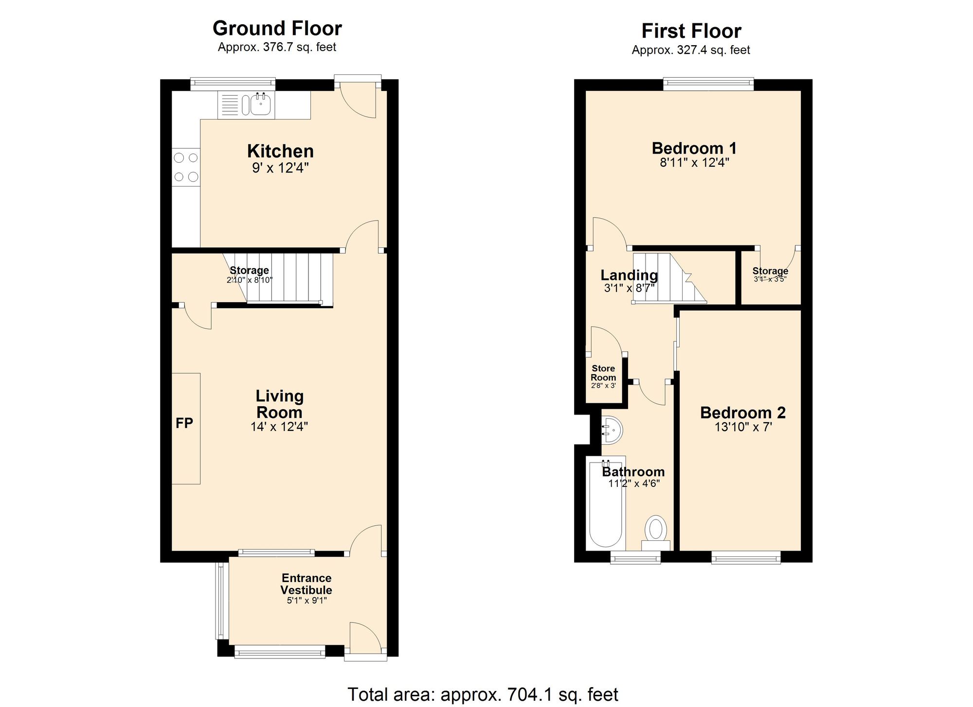 19 Longfield Terrace, Burnley floorplan