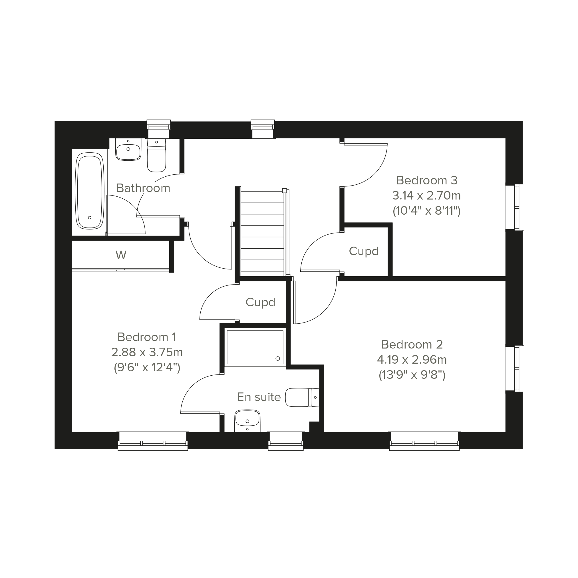 18, The Cawsey, Penwortham, Preston floorplan