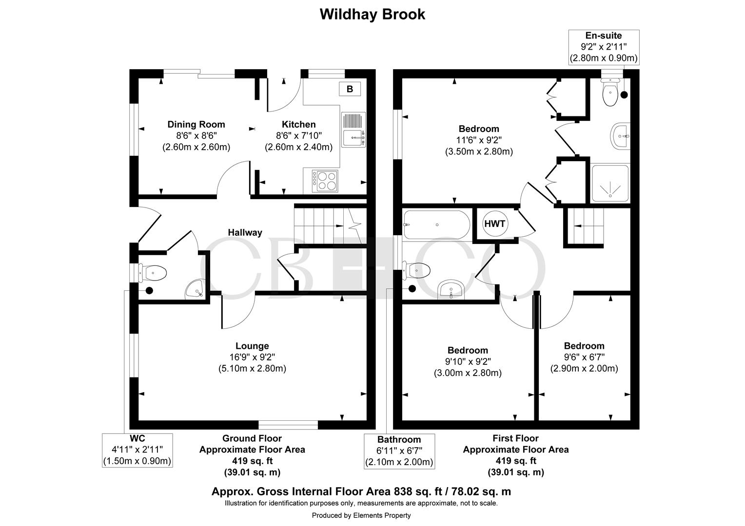 71, Wildhay Brook, Derby floorplan
