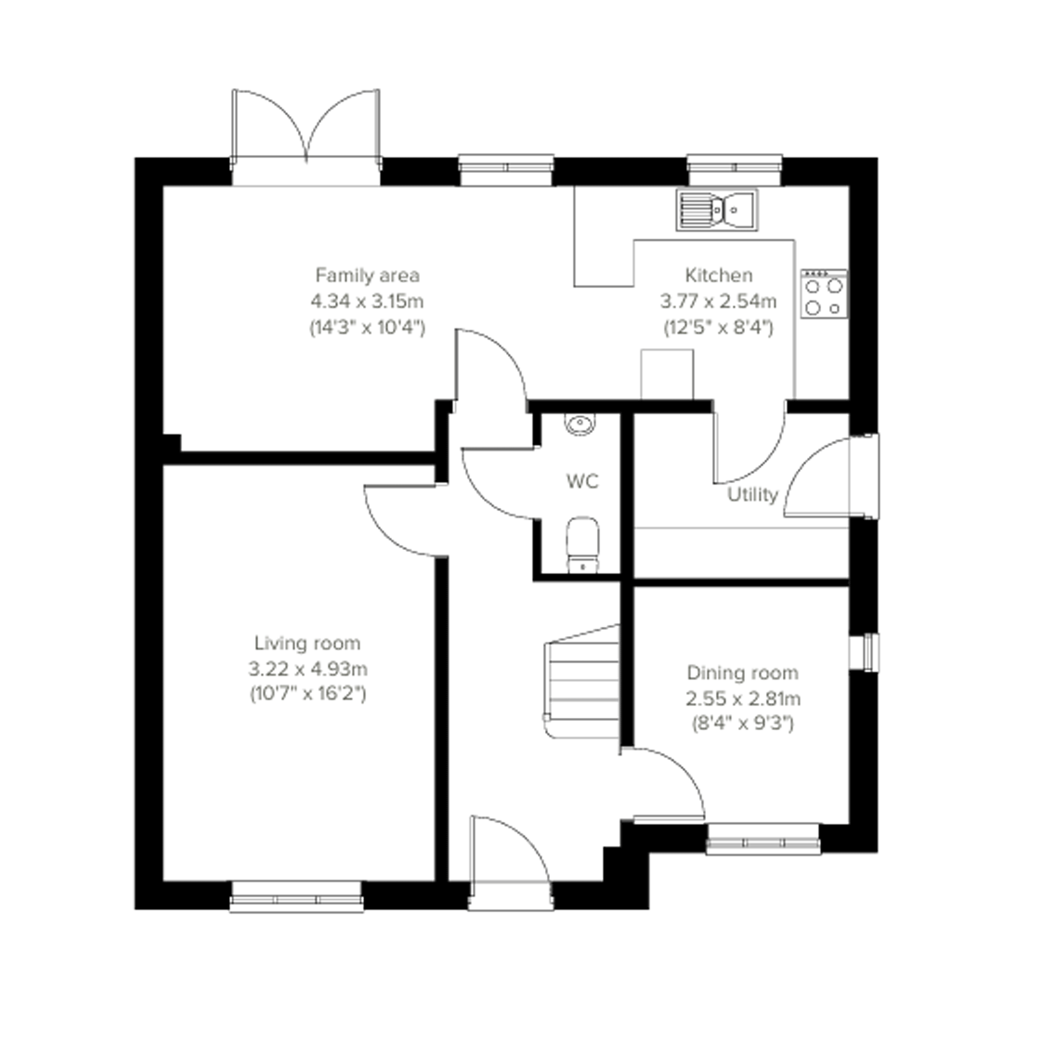 Thrower Road, Shrewsbury floorplan