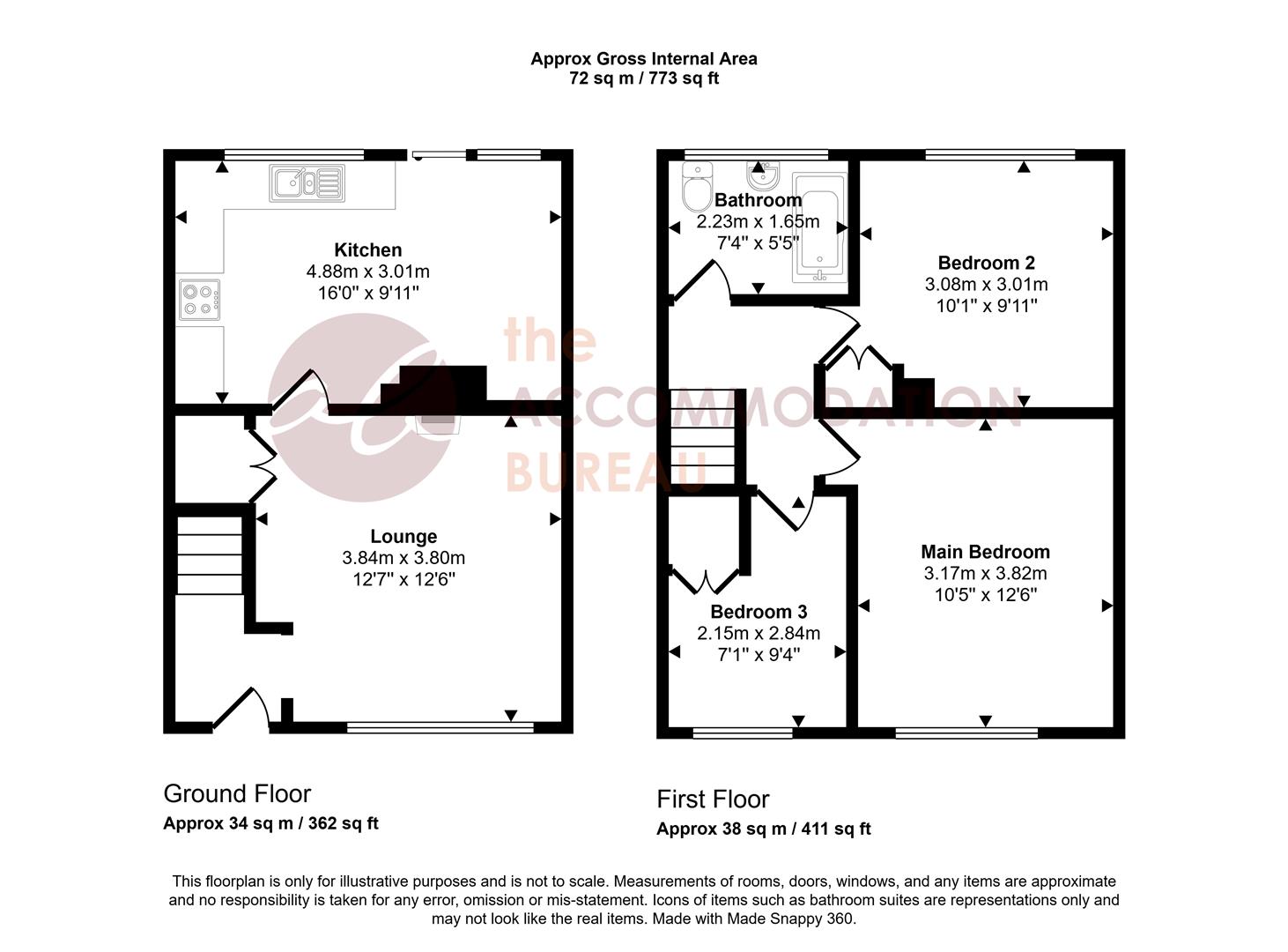 80, West Park, Wadebridge floorplan