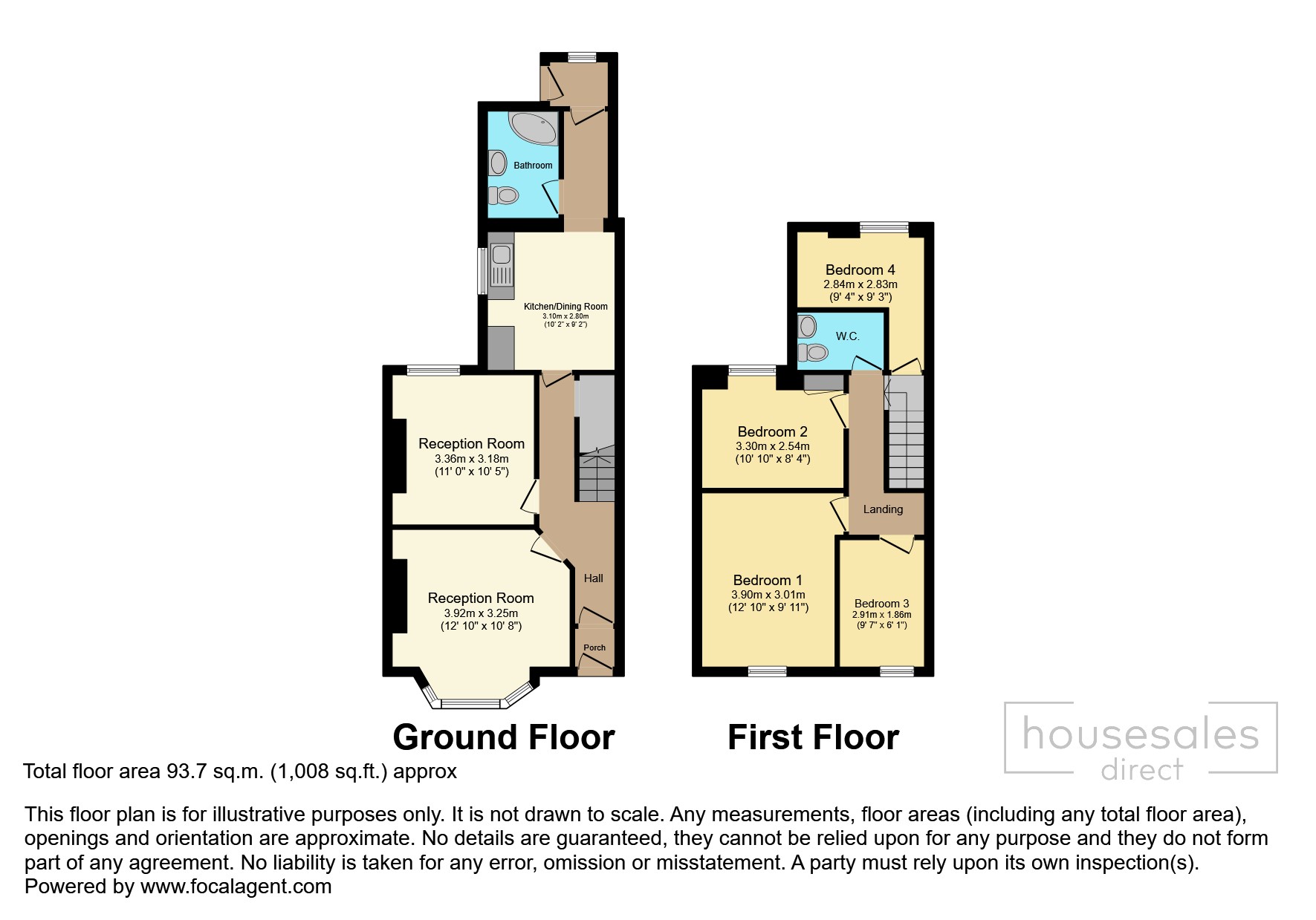 10, Tudor Street, Pontypridd floorplan