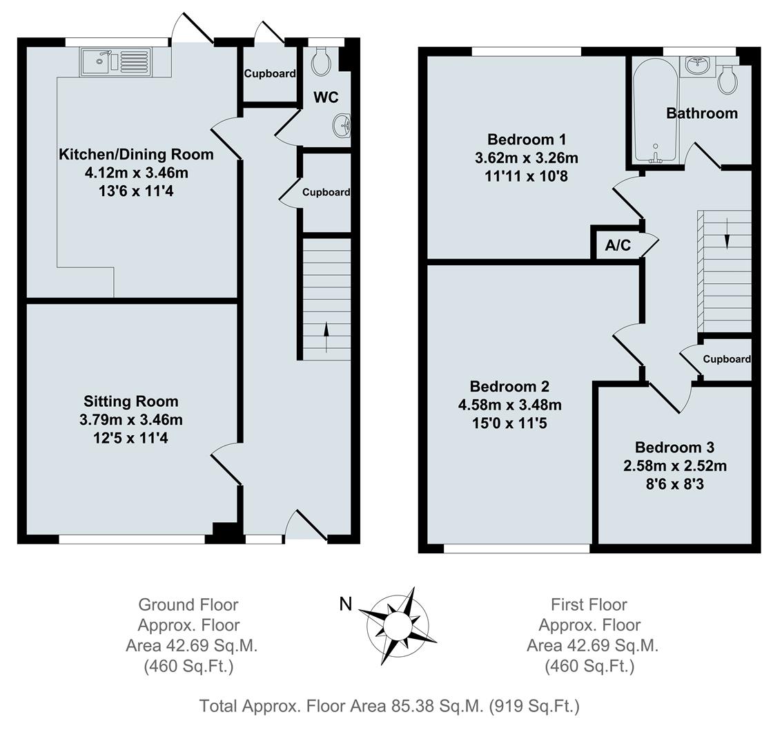 33, Mereland Road, Didcot floorplan