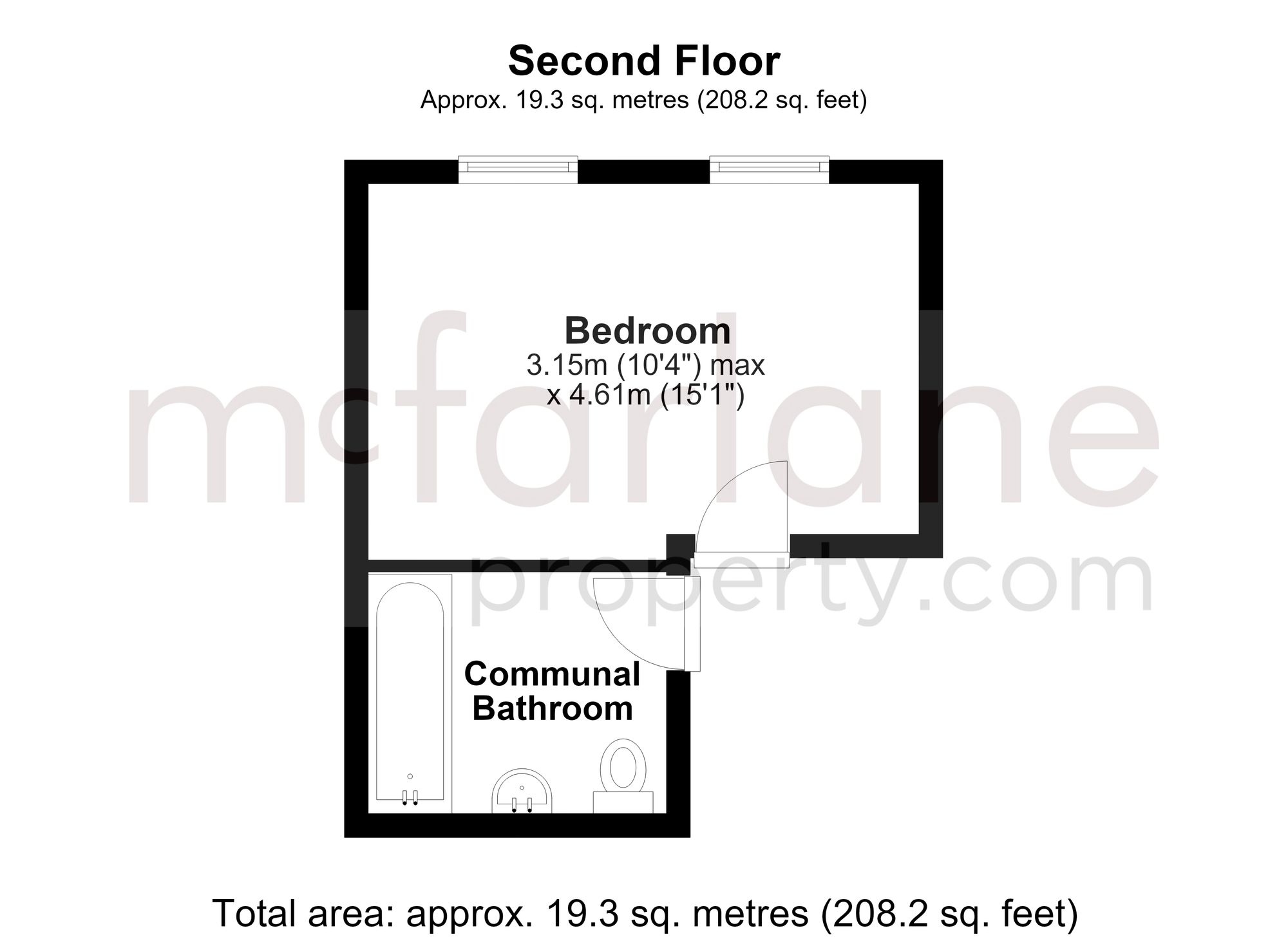 Room 4, 22 Vistula Crescent, Swindon floorplan