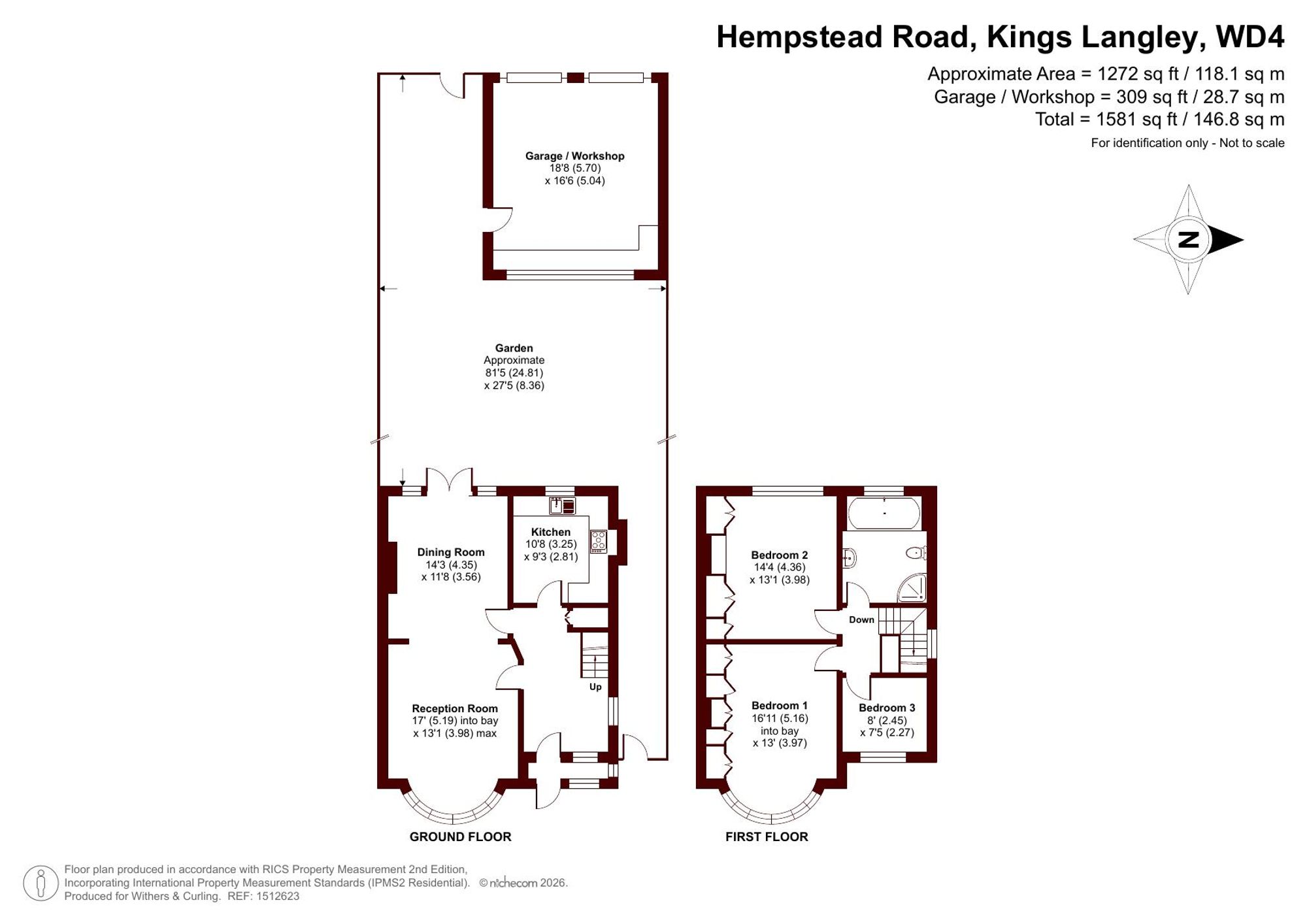 59 Hempstead Road, Kings Langley floorplan