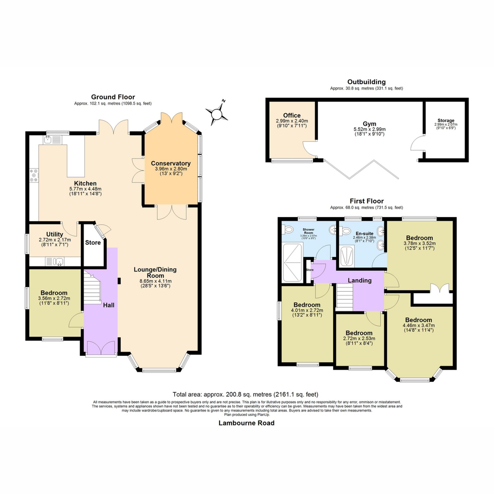 53 Lambourne Road, Chigwell floorplan