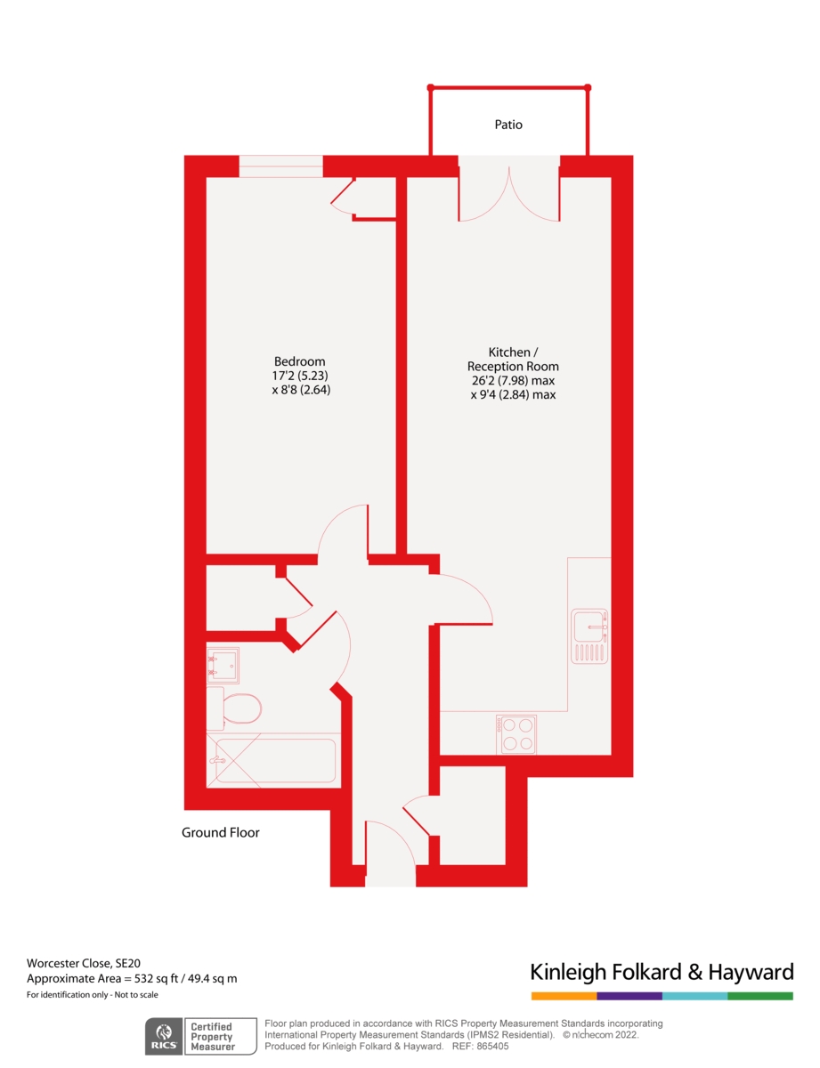 6 Isis House,, 5 Worcester Close, London floorplan
