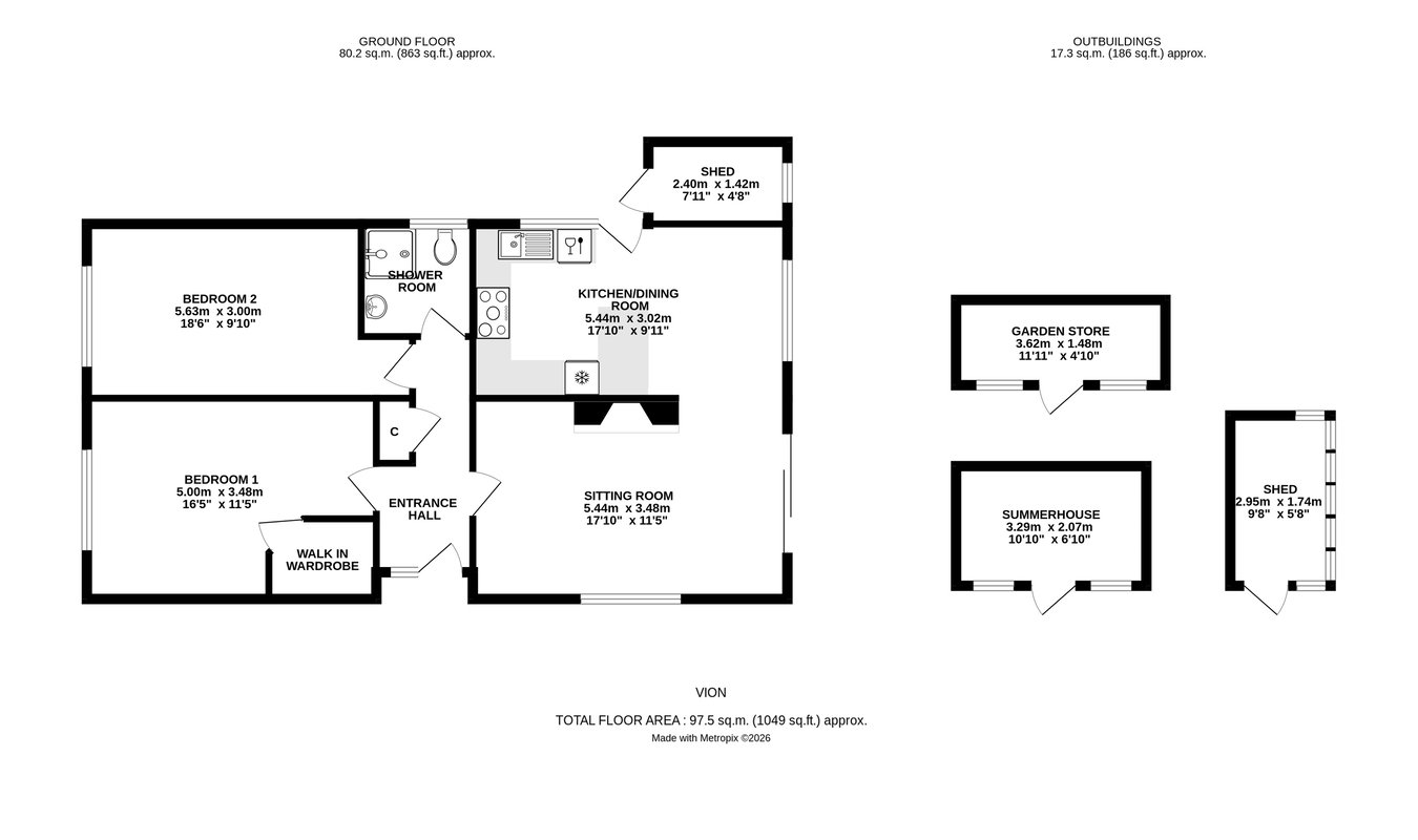 Vion, St Mary Grove, Lymington floorplan