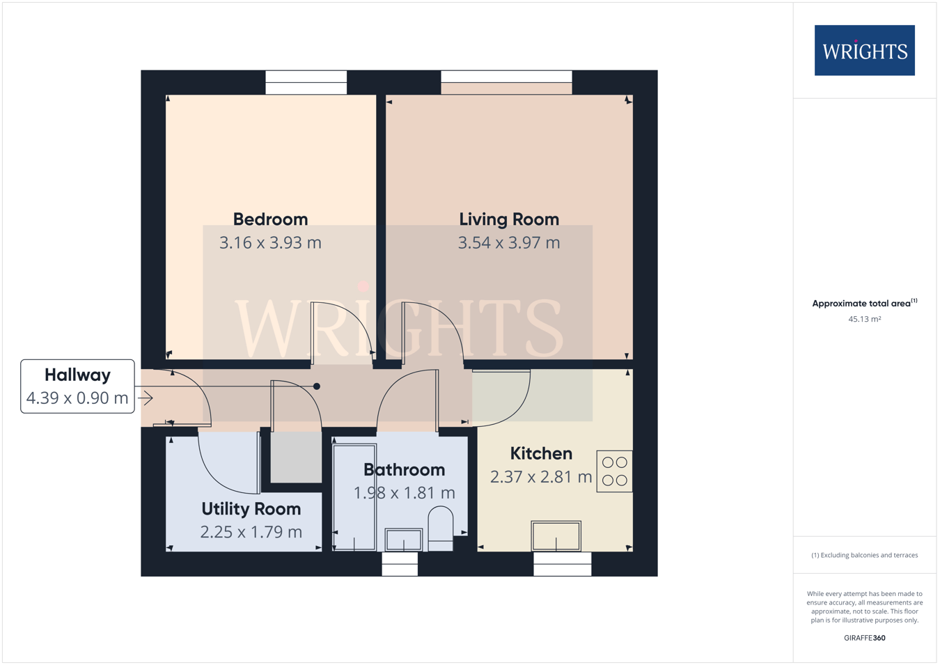 115, Kestrel Close, Stevenage floorplan