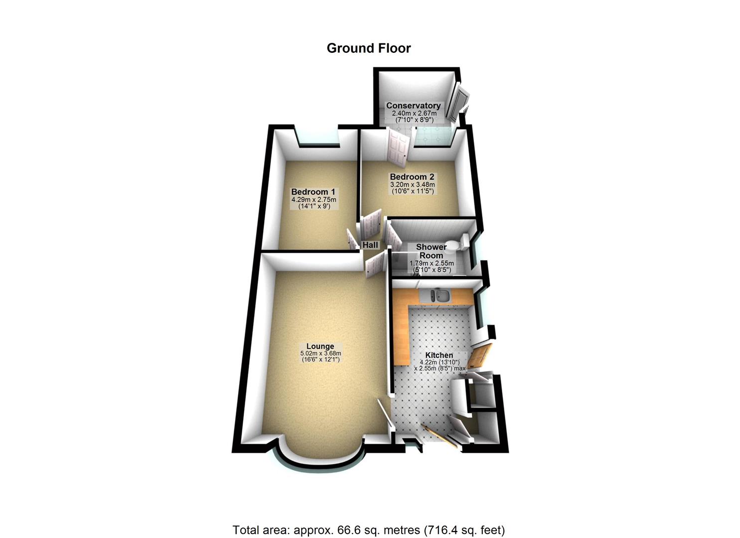 172, Sandgate Drive, Leeds floorplan