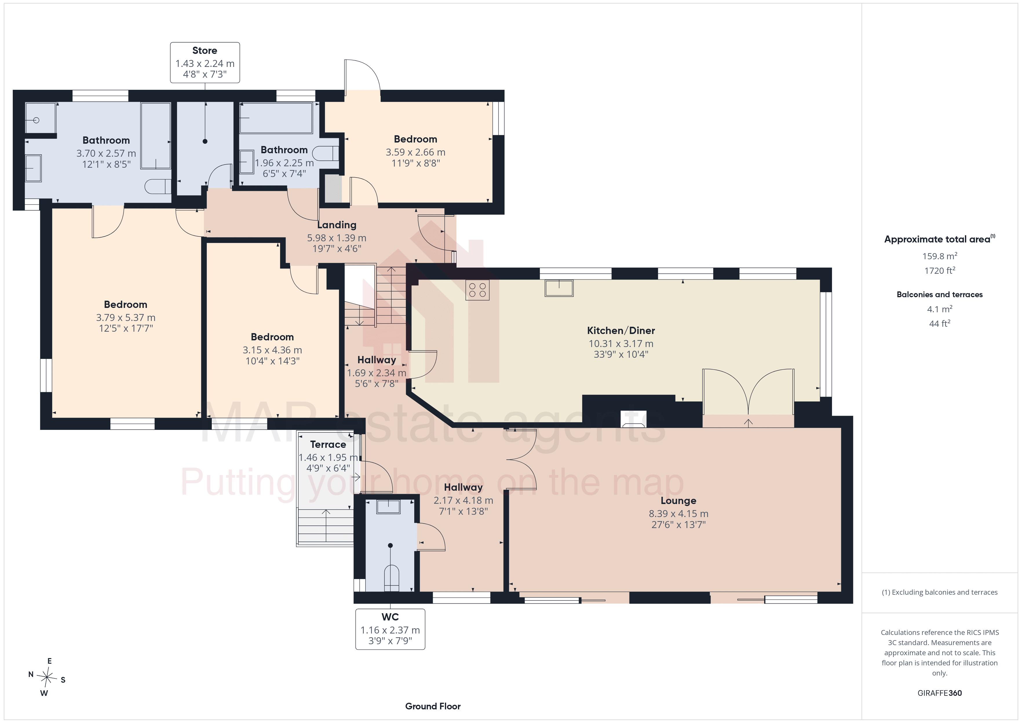 6, Treseders Gardens, Truro floorplan