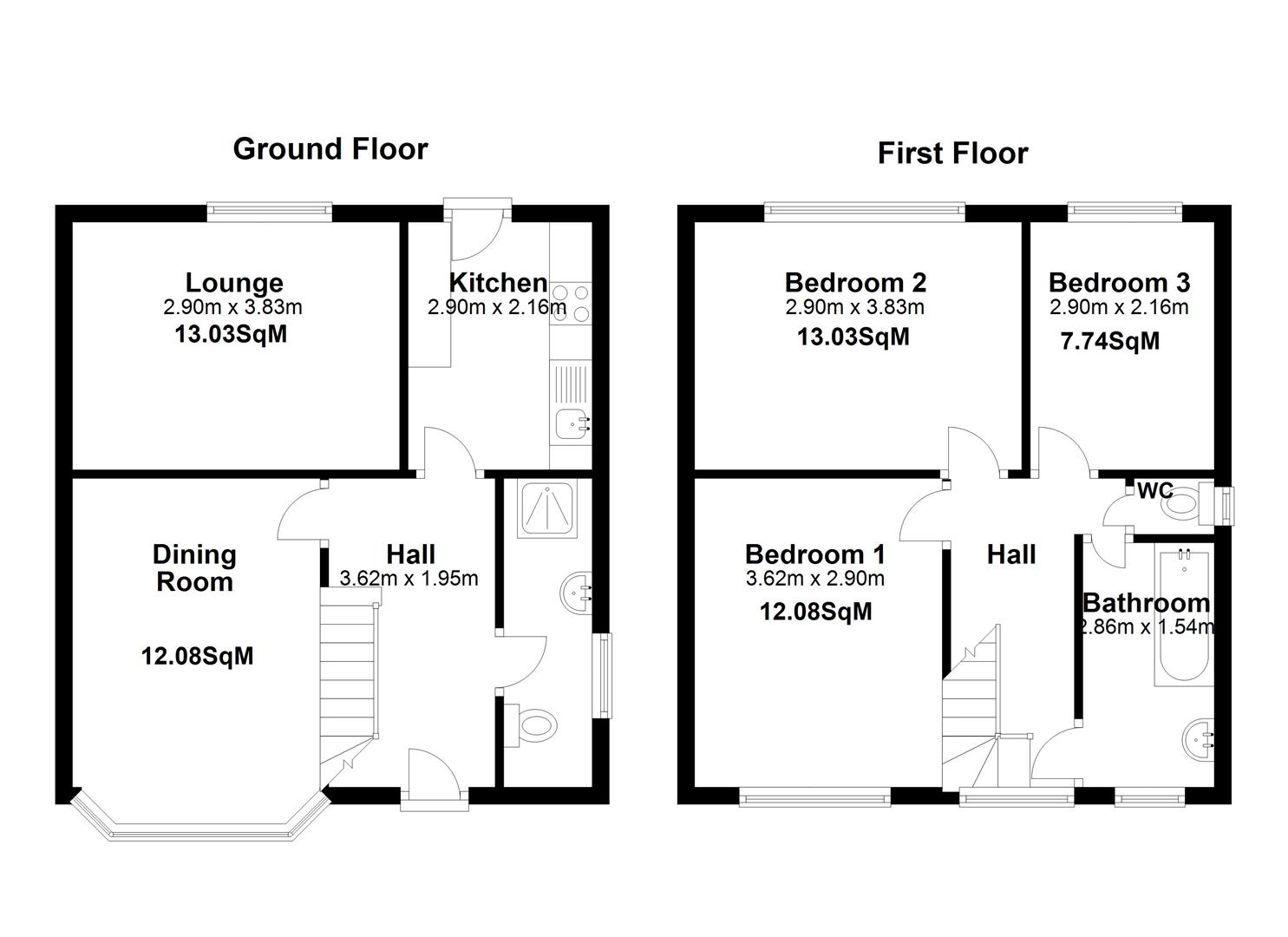 285, Wellington Road, Birmingham floorplan