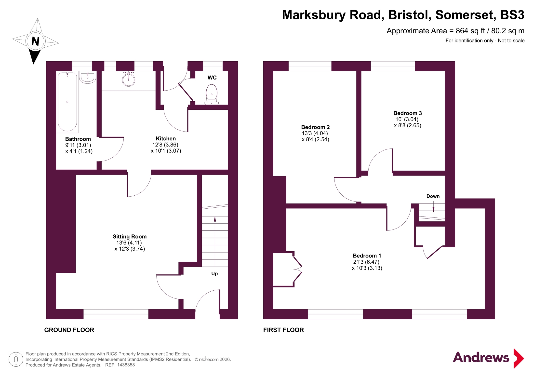 45, Marksbury Road, Somerset floorplan
