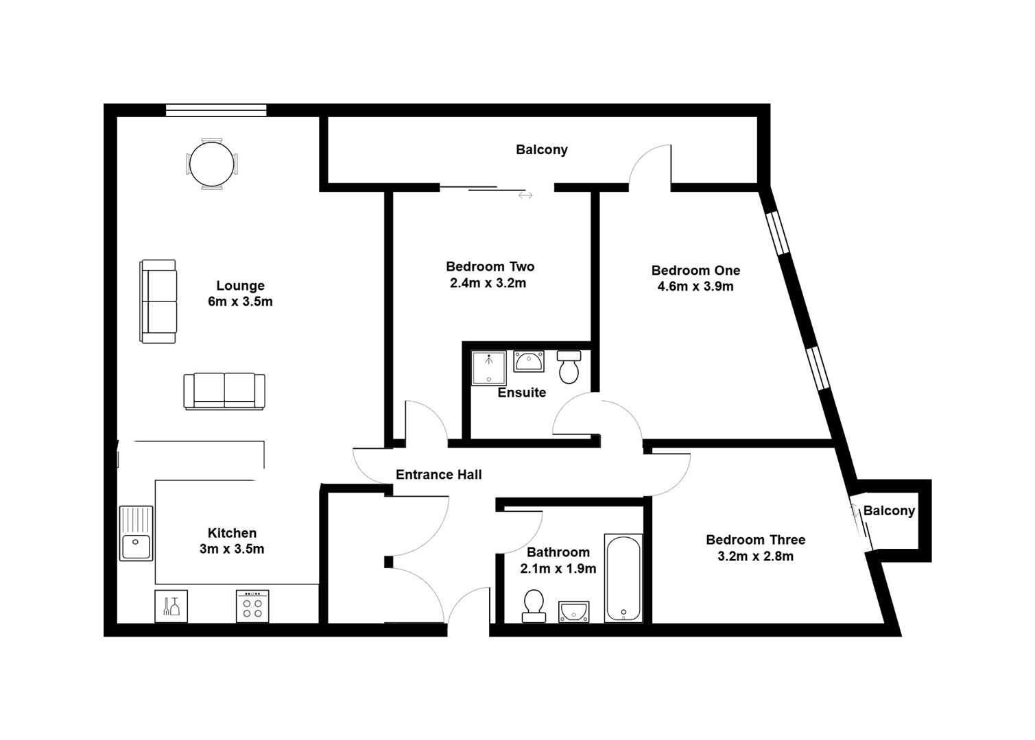Gillingham Gate Road, Chatham floorplan