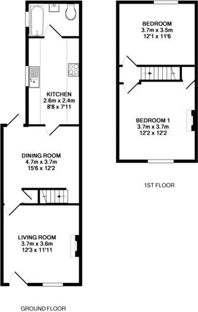 2 Bedrooms Cottage for sale in Radnor Road, Weybridge, Surrey KT13