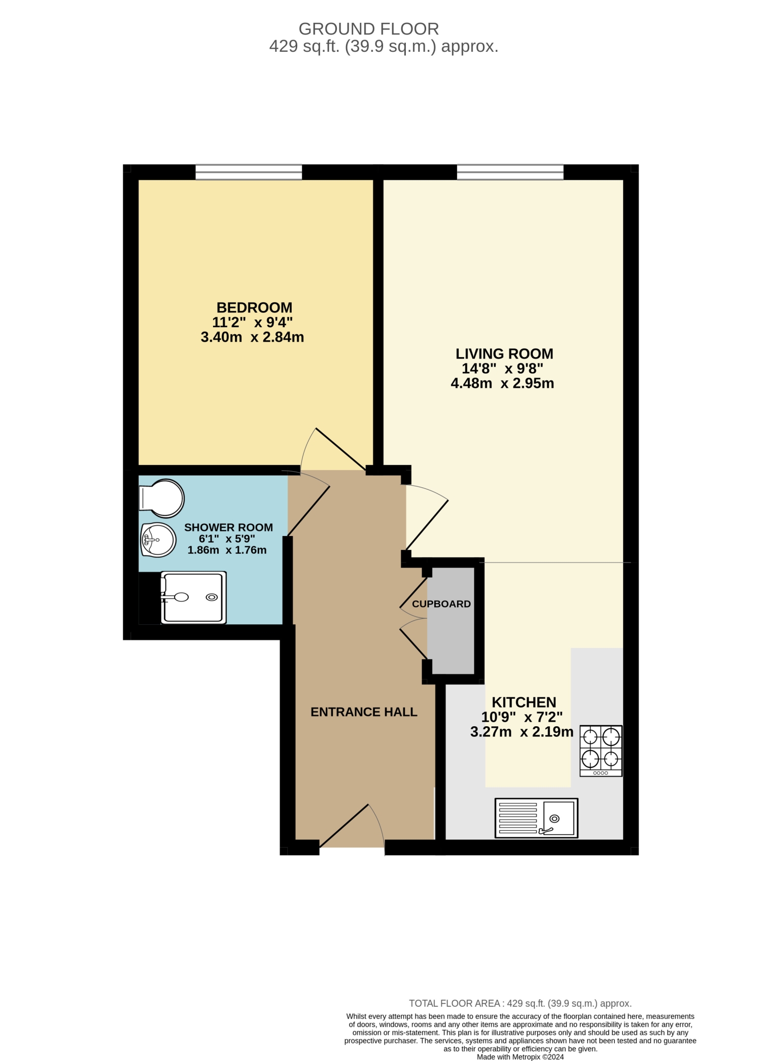 43, Guessens Court, Welwyn Garden City floorplan