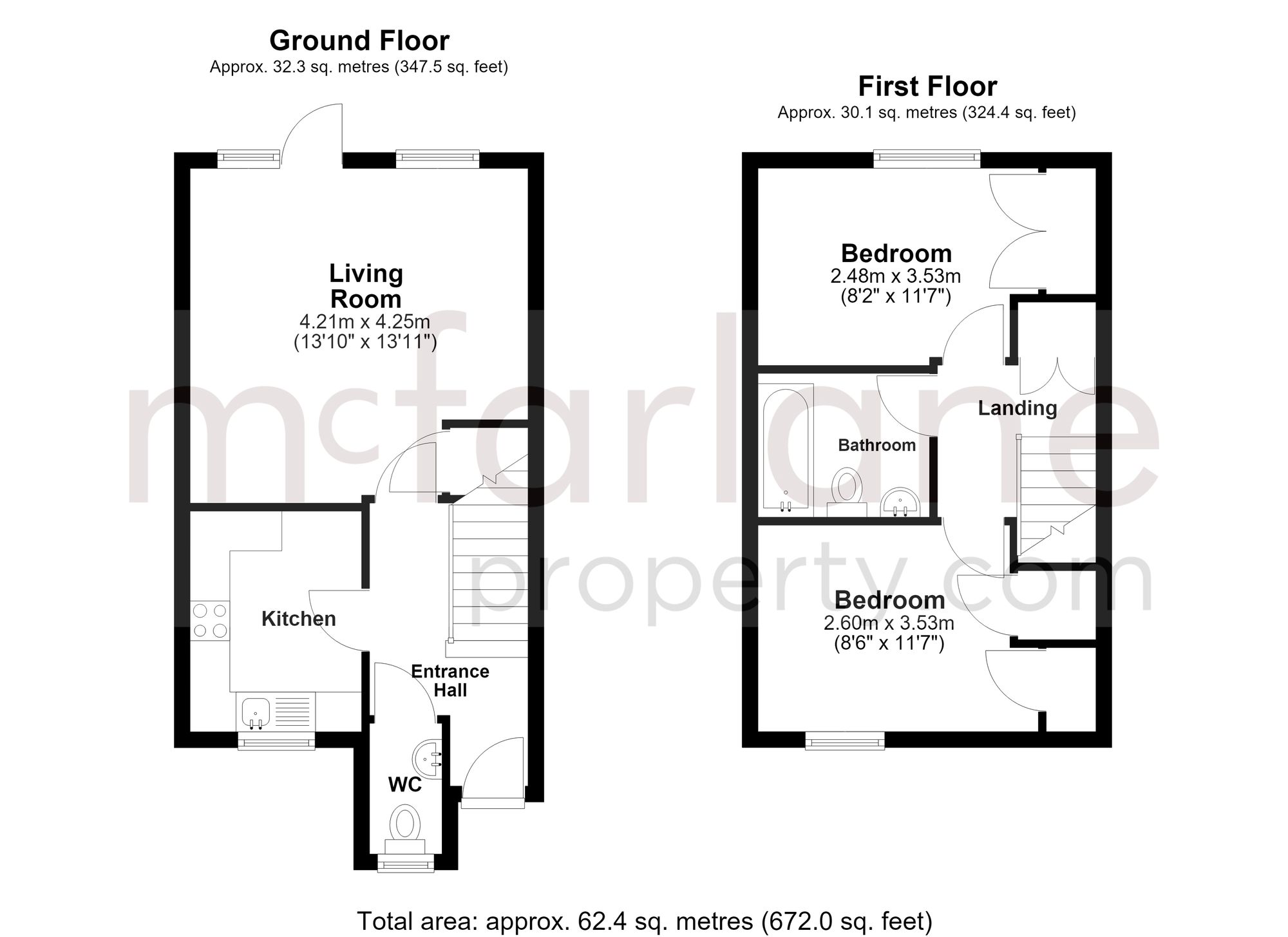 7 Longcot Close, Swindon floorplan