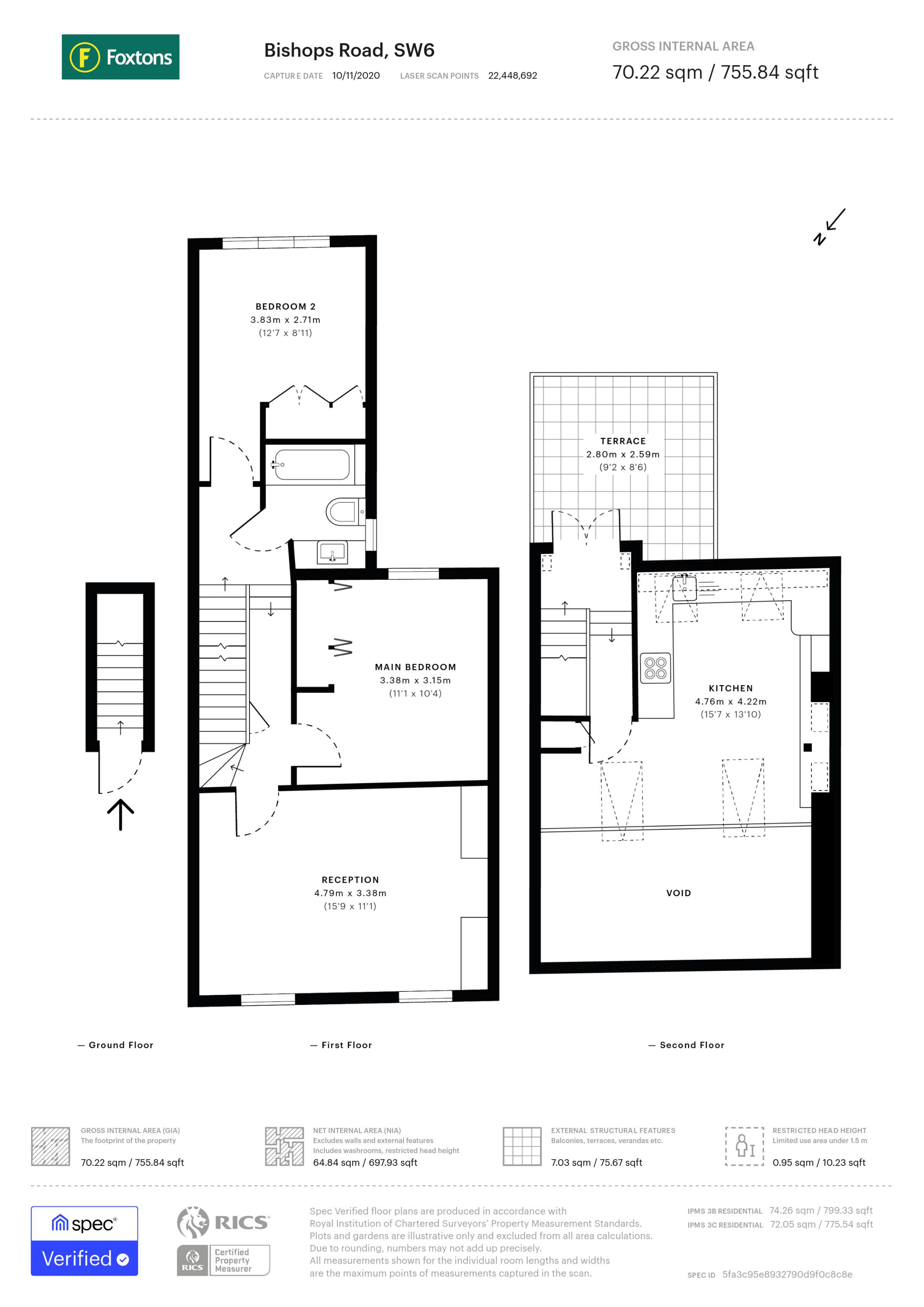 Bishops Road, Fulham floorplan