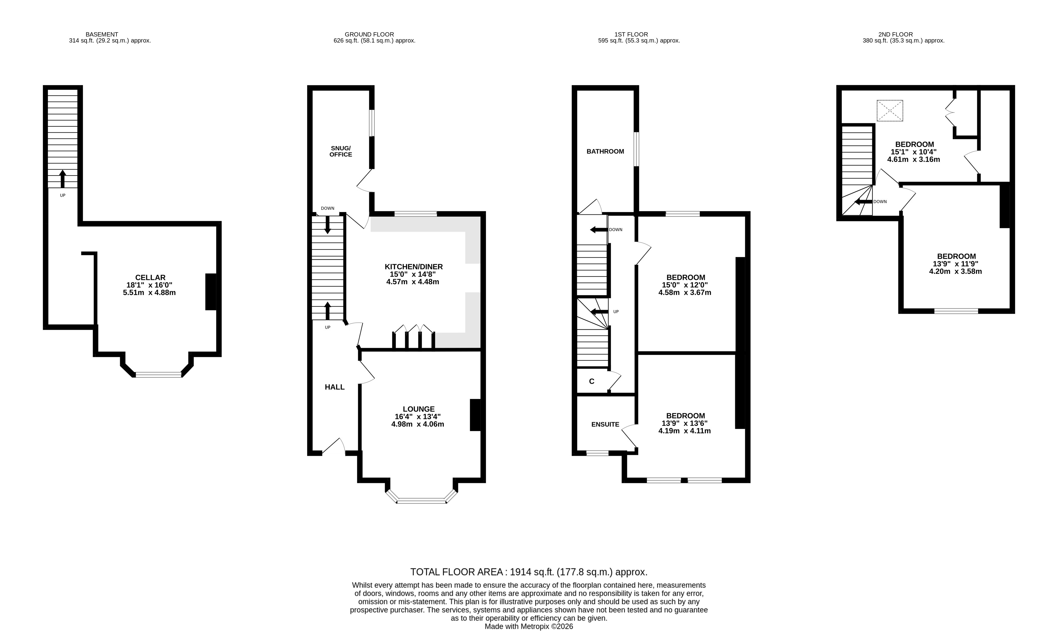 73, Bradford Road, Ilkley floorplan