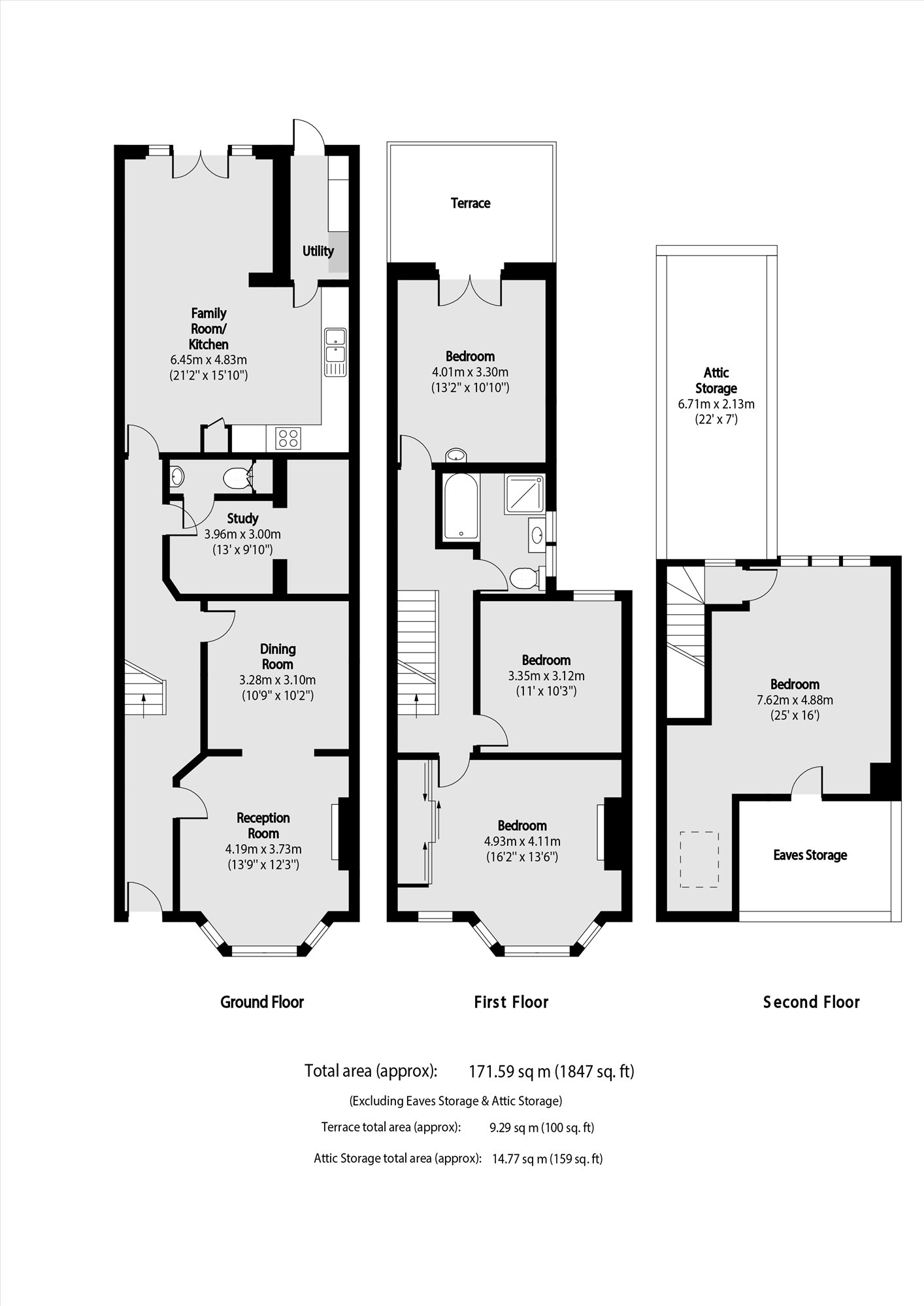 103, St. Kilda Road, London floorplan