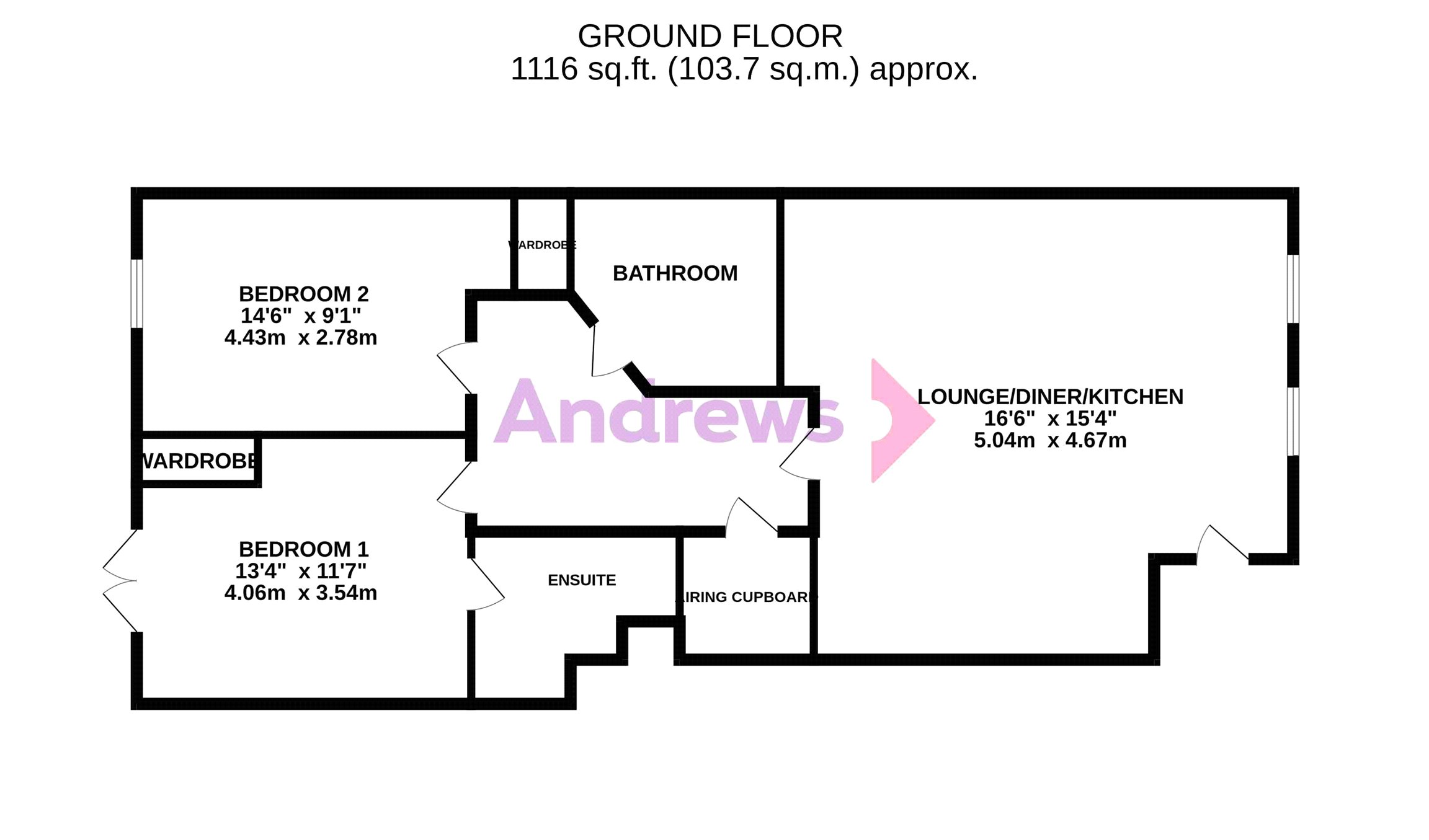 Flat 38 Wooldridge Court,, Margaret Road, Oxford floorplan