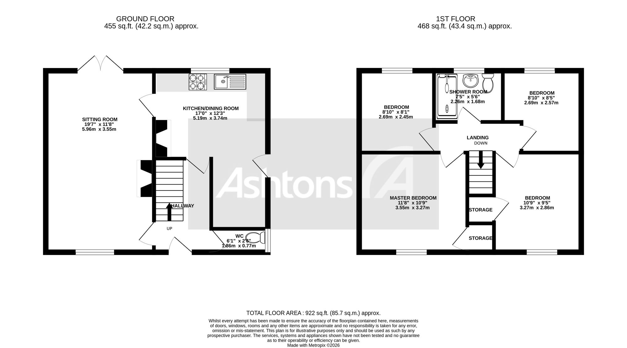 10 Firthland Way, St. Helens floorplan